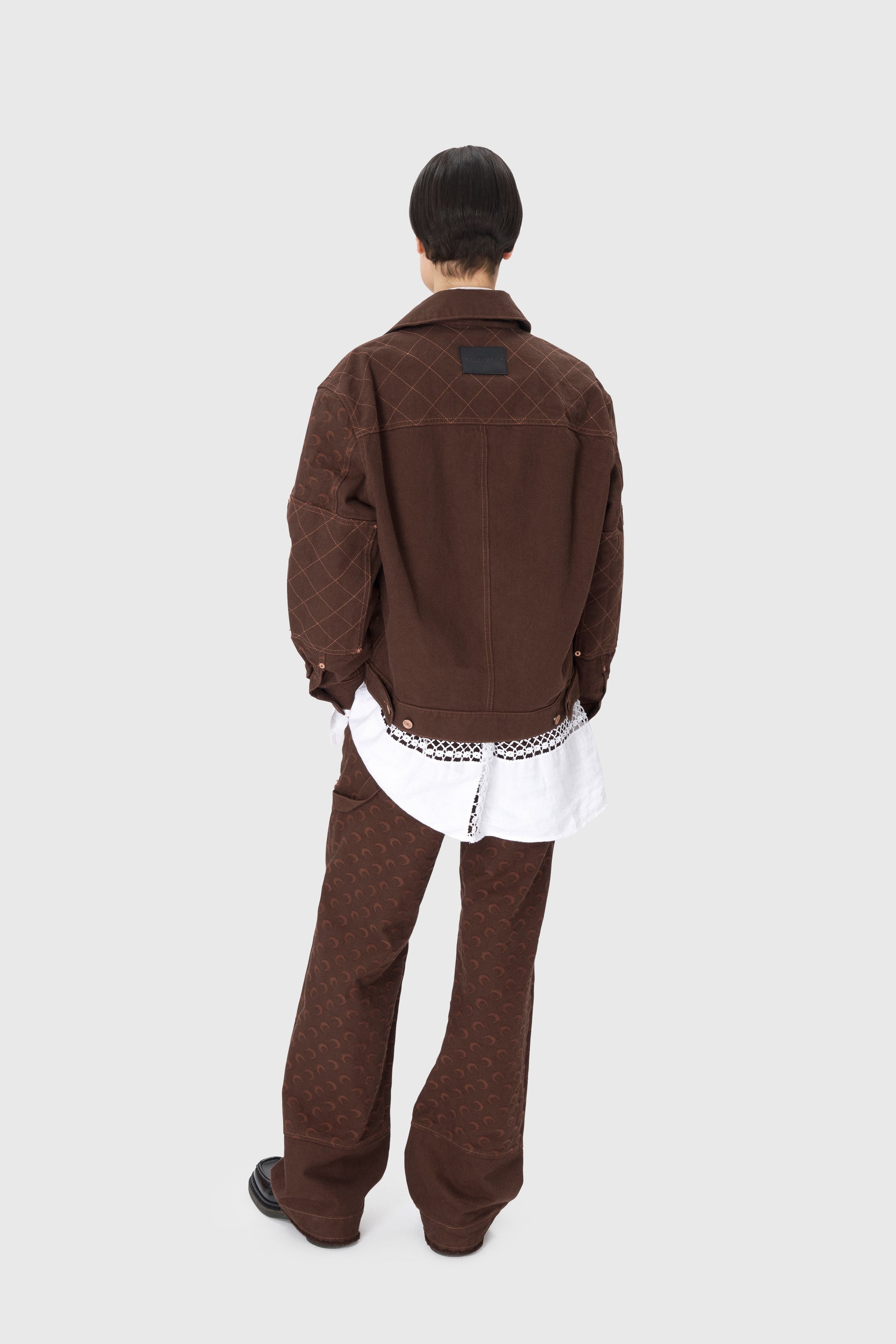 Moon Jacquard Twill Workwear Jacket - 4