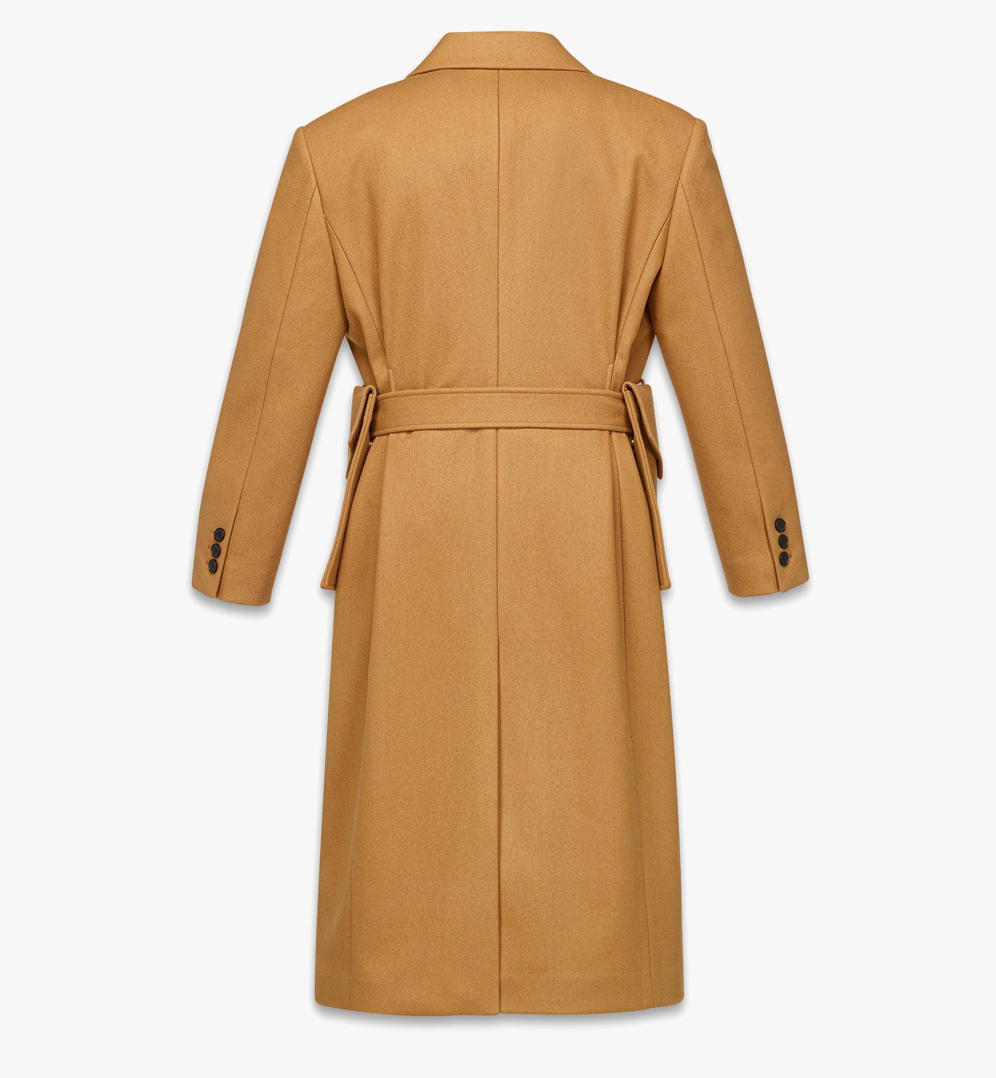 Wool-Cashmere Coat w/ Pocket Belt - 3
