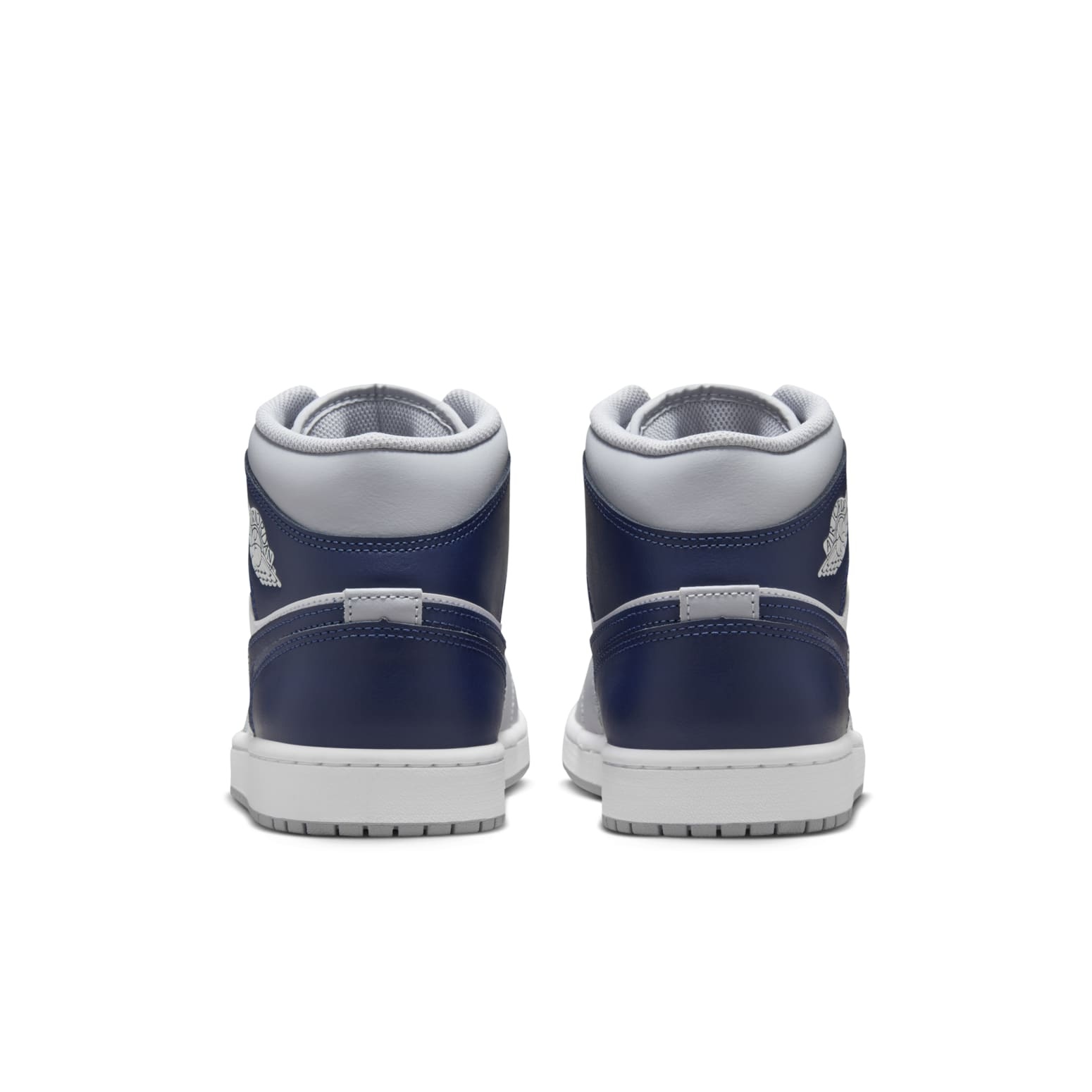 Air Jordan 1 Mid 'Wolf Grey Midnight Navy'  DQ8426-104 - 4