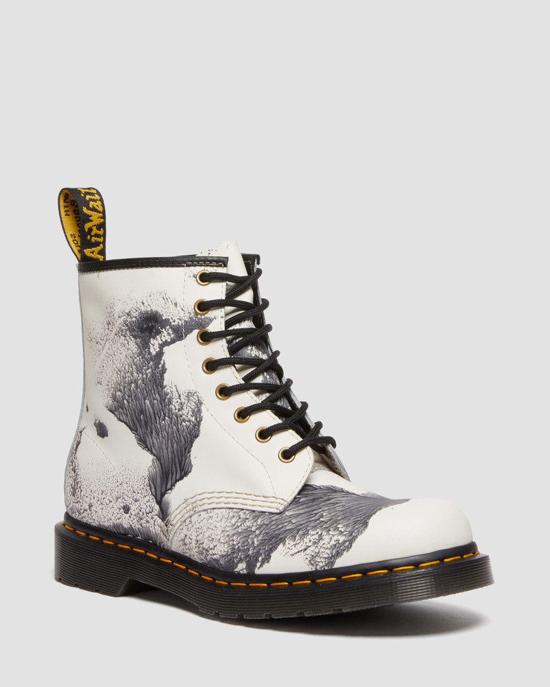 Dr. Martens 1460 Tate 'Decalcomania' Backhand Leather Lace Up Boots outlook