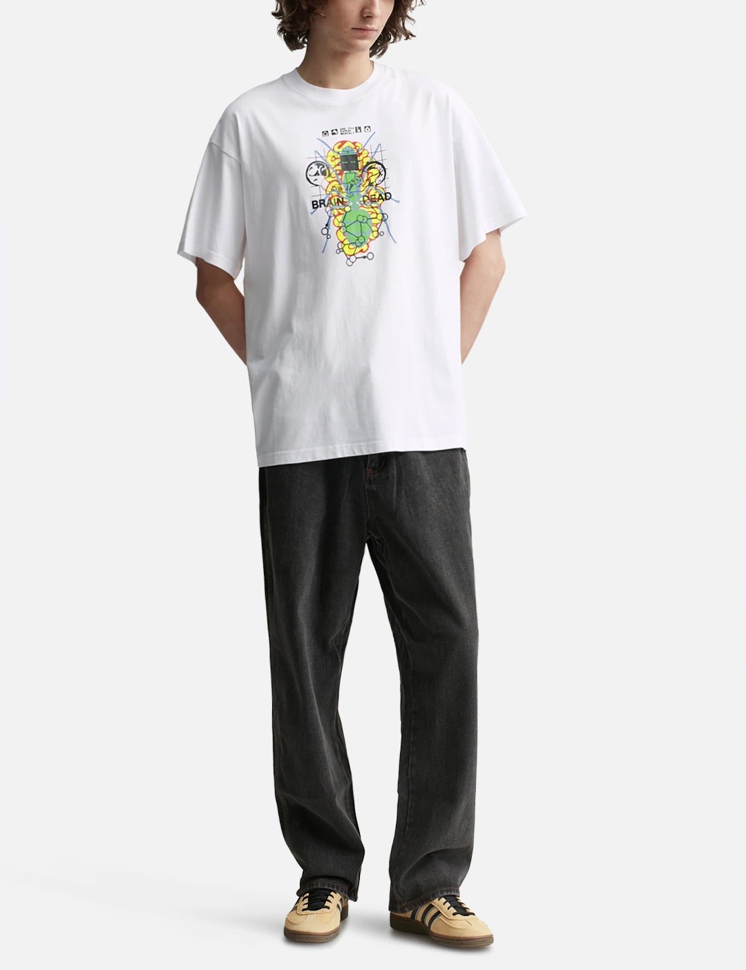 BRAIN DEAD FUTURE SOUNDS T-SHIRT | hbx | REVERSIBLE