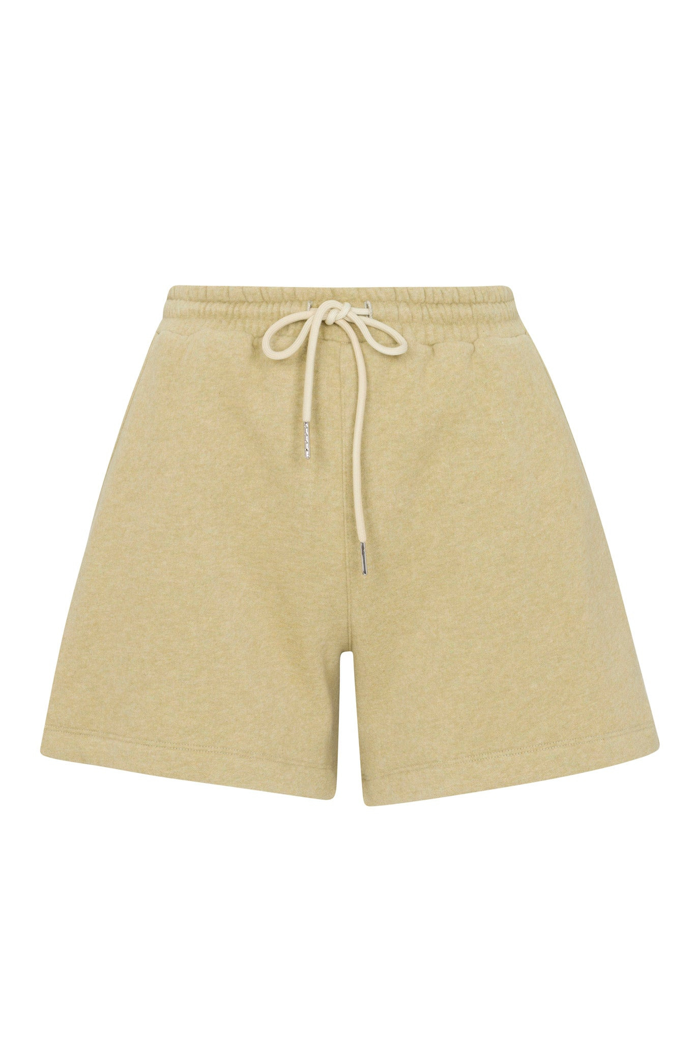 PISTACHIO MELANGE SWEATSHORTS - 4