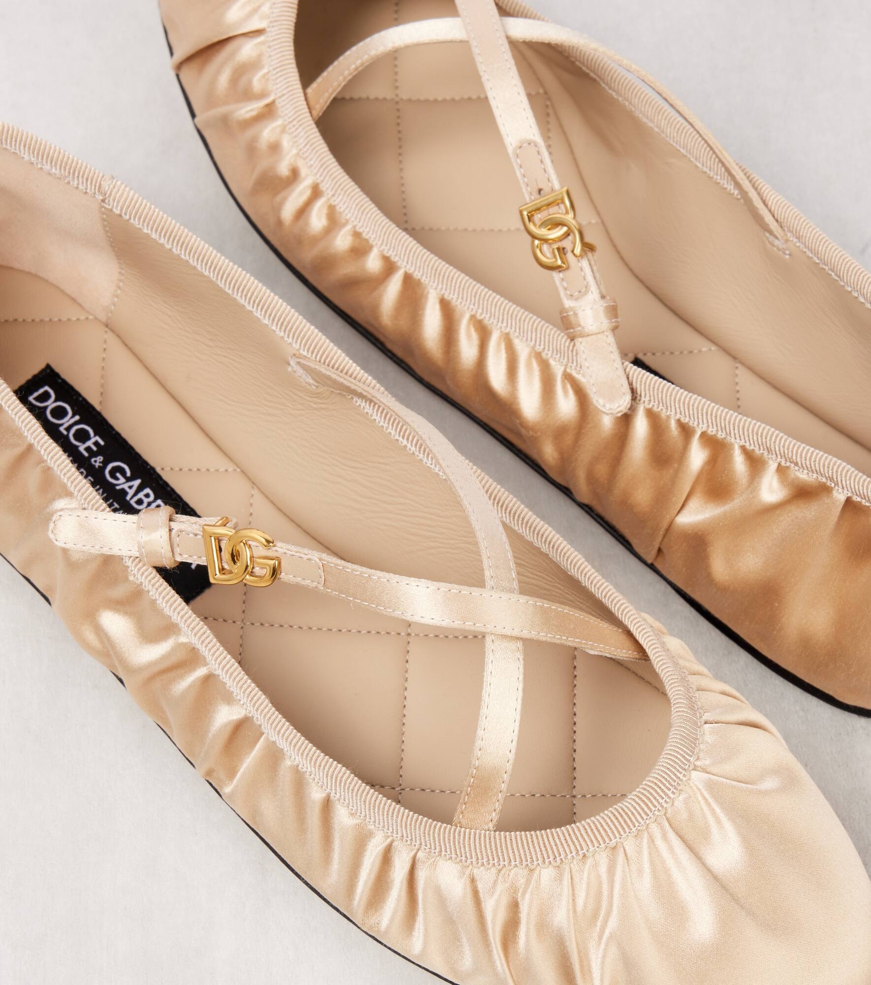 Vally satin ballet flats - 5