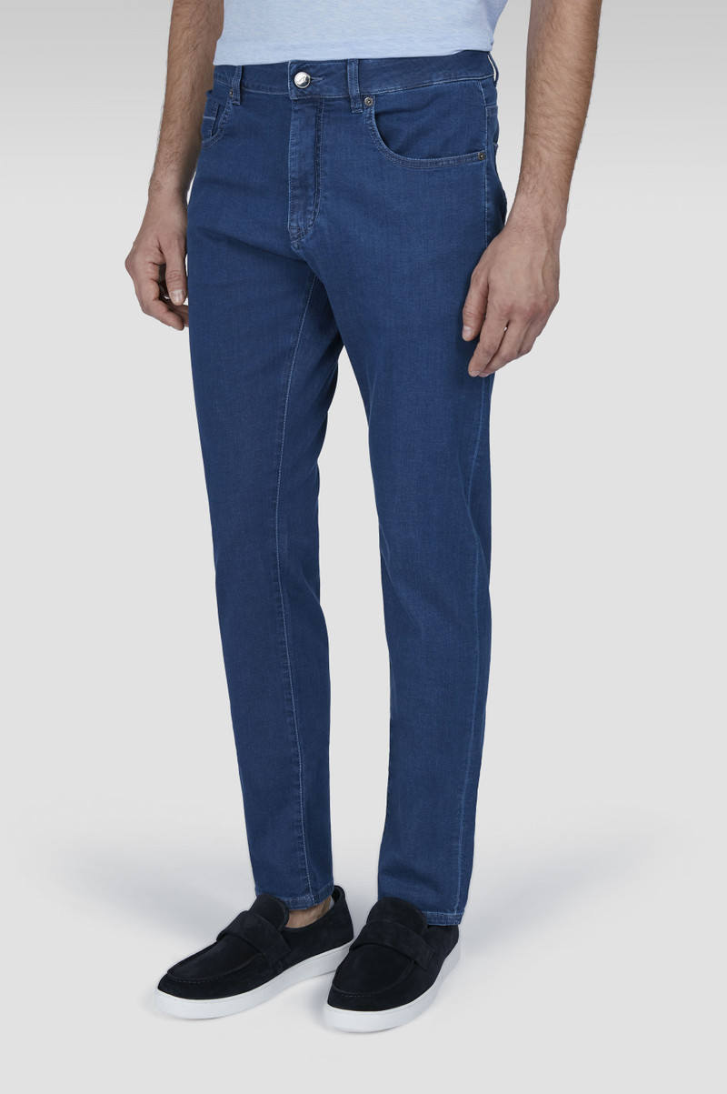 JEANS IN GIZA COTTON STRETCH DENIM 6