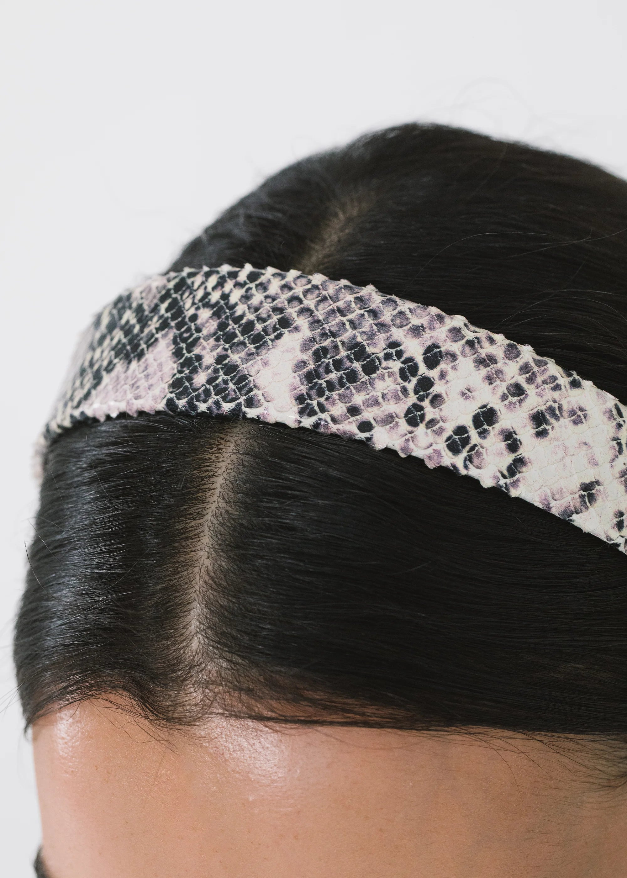 Embossed Leather Cruz Headband - 3