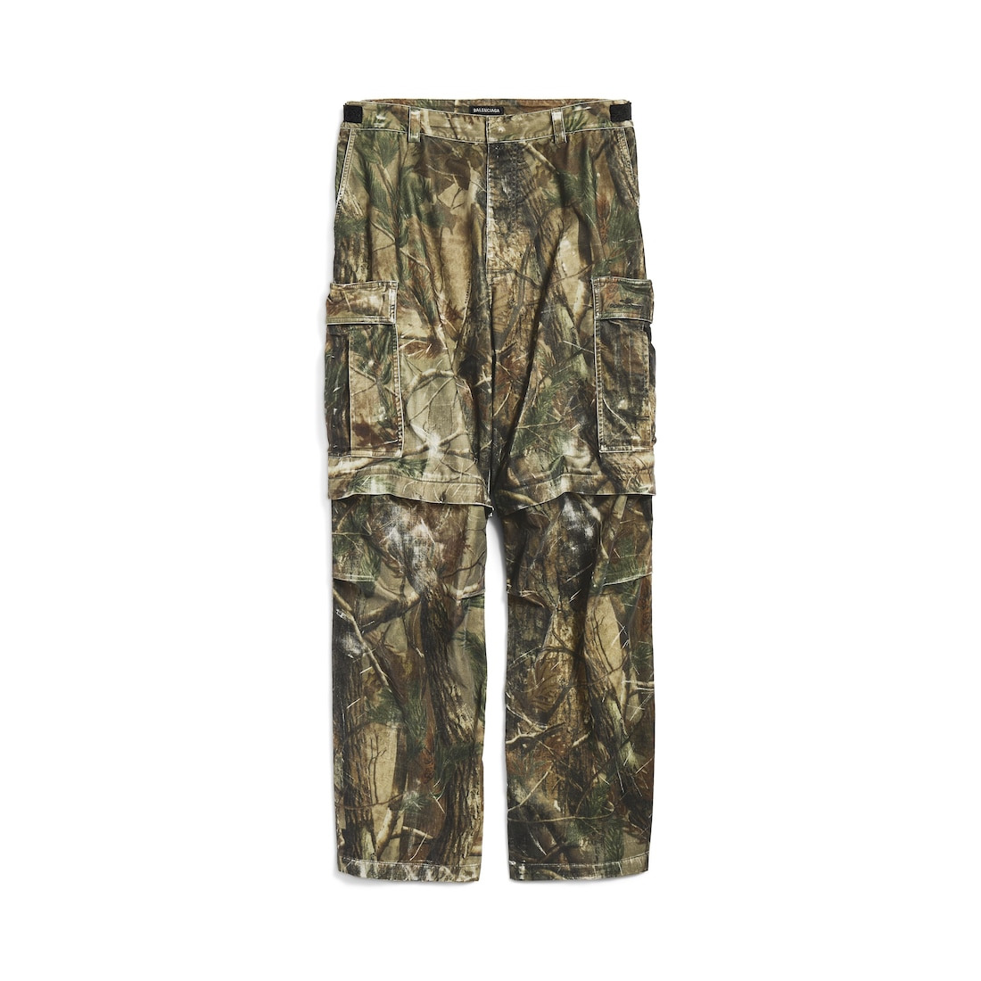 Men's Baggy Cargo Pants in Brown - 1