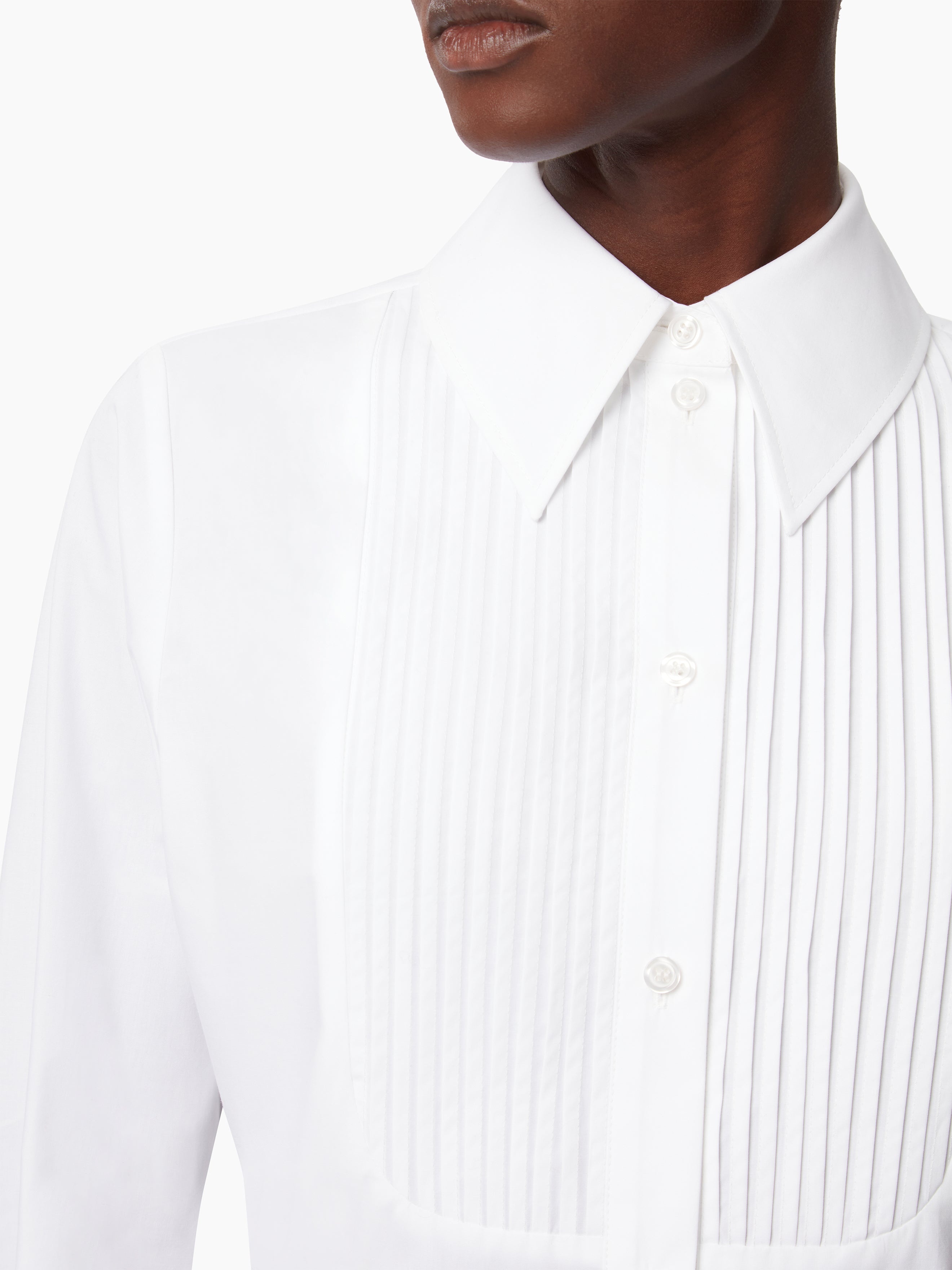 COTTON SHIRT WITH BIB - 3