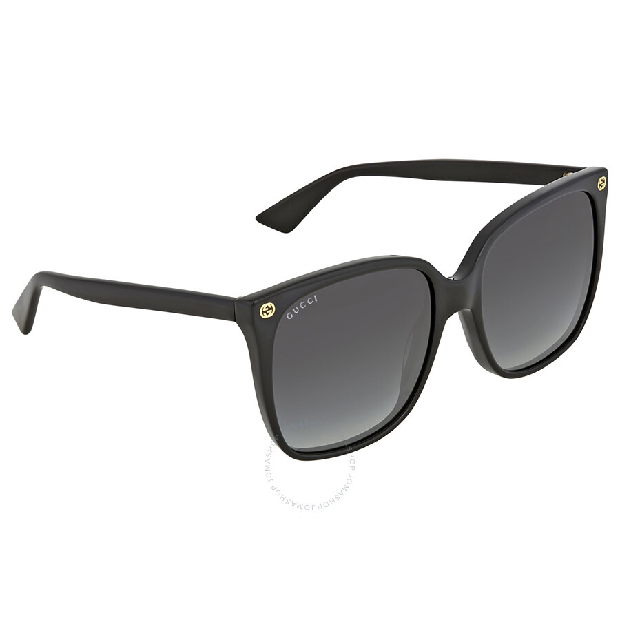 Gucci Grey Gradient Cat Eye Ladies Sunglasses GG0022S 001 57 - 3