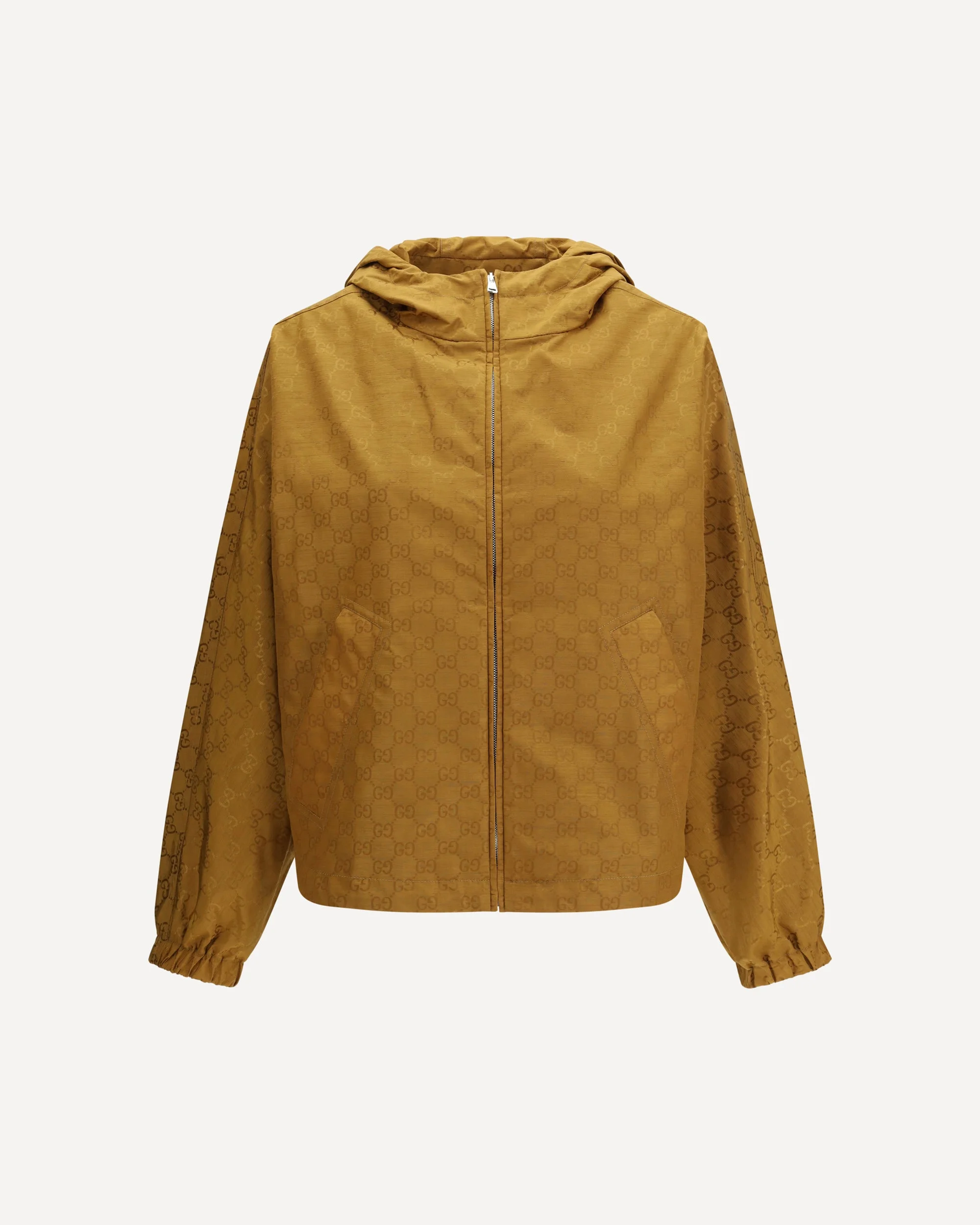 Short technical jacquard Jacket with all-over GG motif - 1