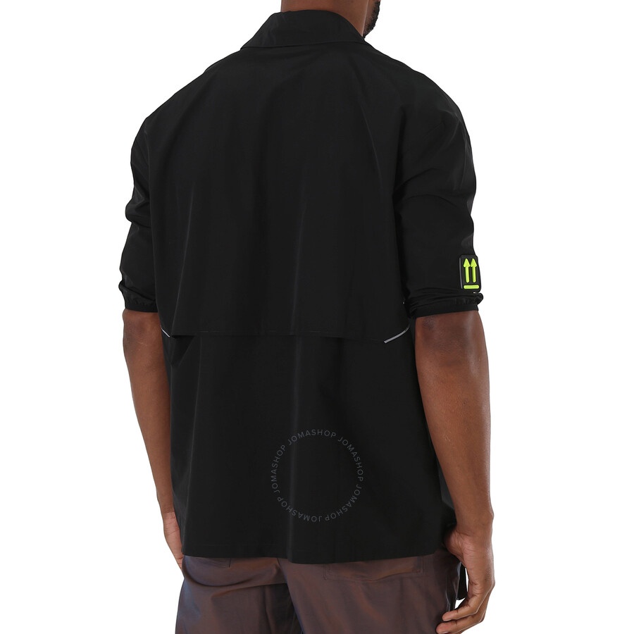 Off-White Men's Short-sleeve Track Button Shirt In Black - 6
