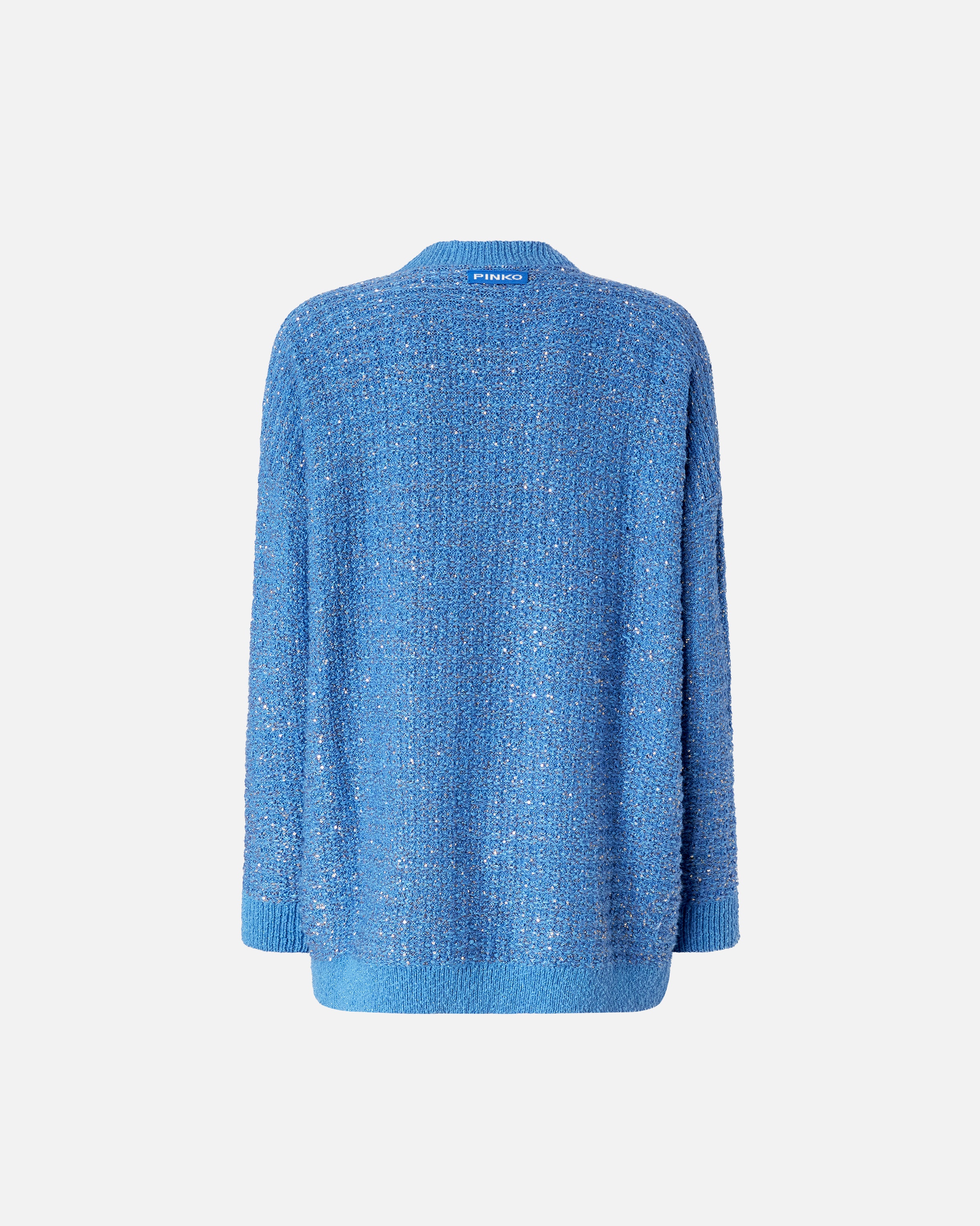 METALLIC MAT CARDIGAN WITH SEQUINS - 6