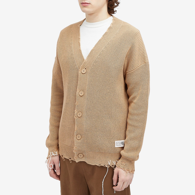 MM6 Maison Margiela MM6 Maison Margiela Distressed Cardigan outlook