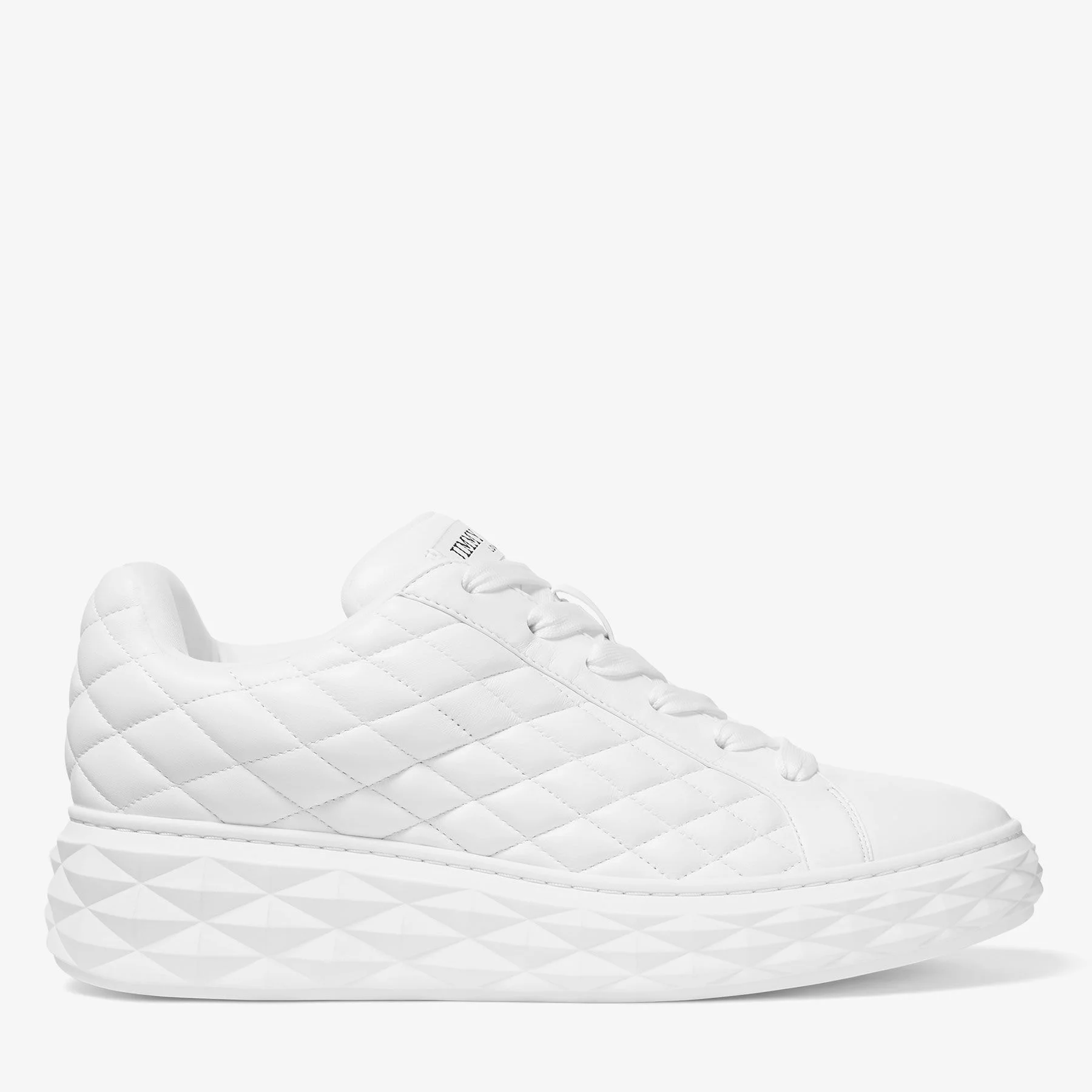 Diamond Maxi M
White Diamond Quilted Leather Trainers - 1