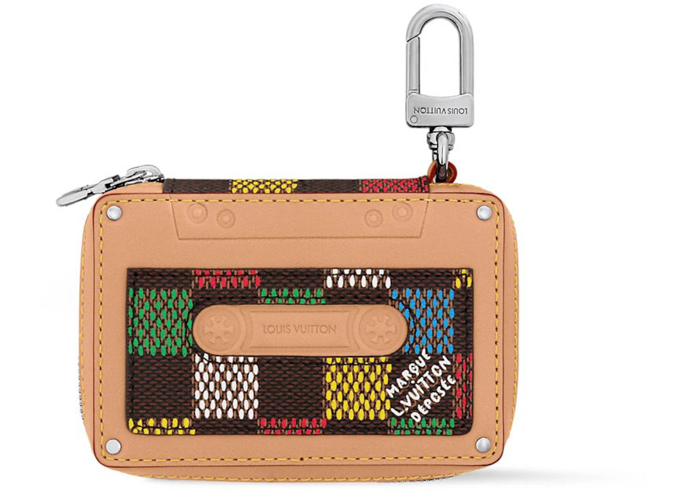 Louis Vuitton LV Tape Key Holder and Bag Charm Multicolor - 3
