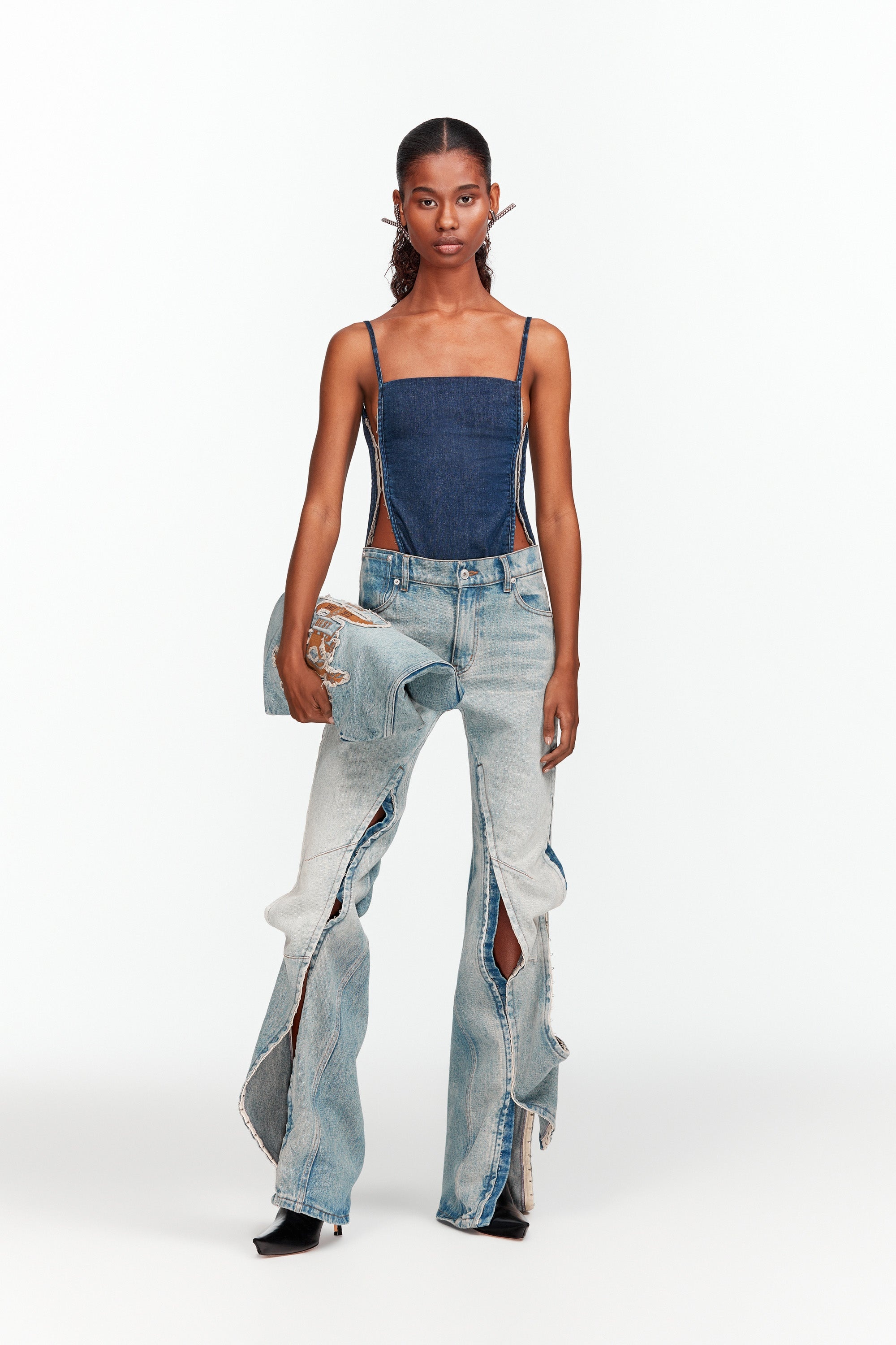 Hook and Eye Slim Jeans - 2