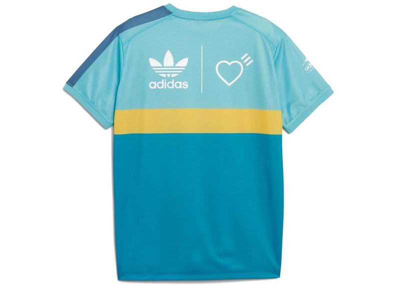 adidas adidas x Human Made Graphic Tee Aqua outlook