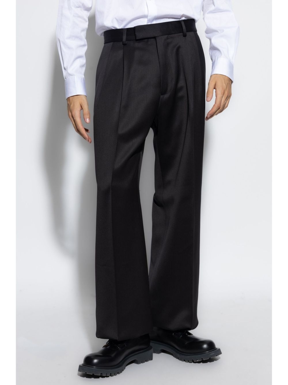 straight-leg tailored trousers - 3