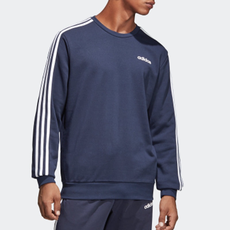 adidas 3-Stripes Sweatshirt 'Blue White' DU0484 - 4