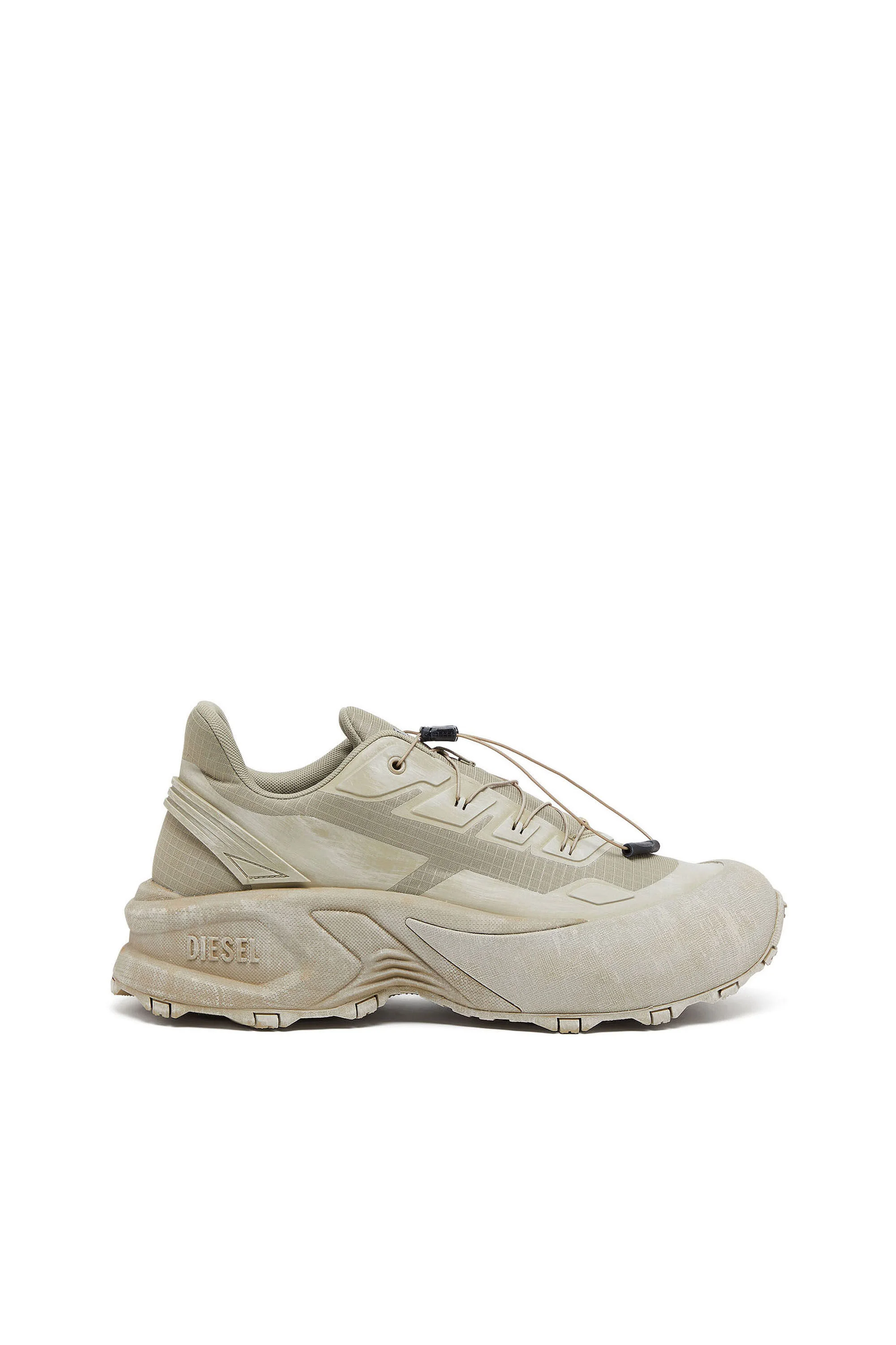 D-CAGE-DISTRESSED CHUNKY SNEAKERS IN RIPSTOP - 1