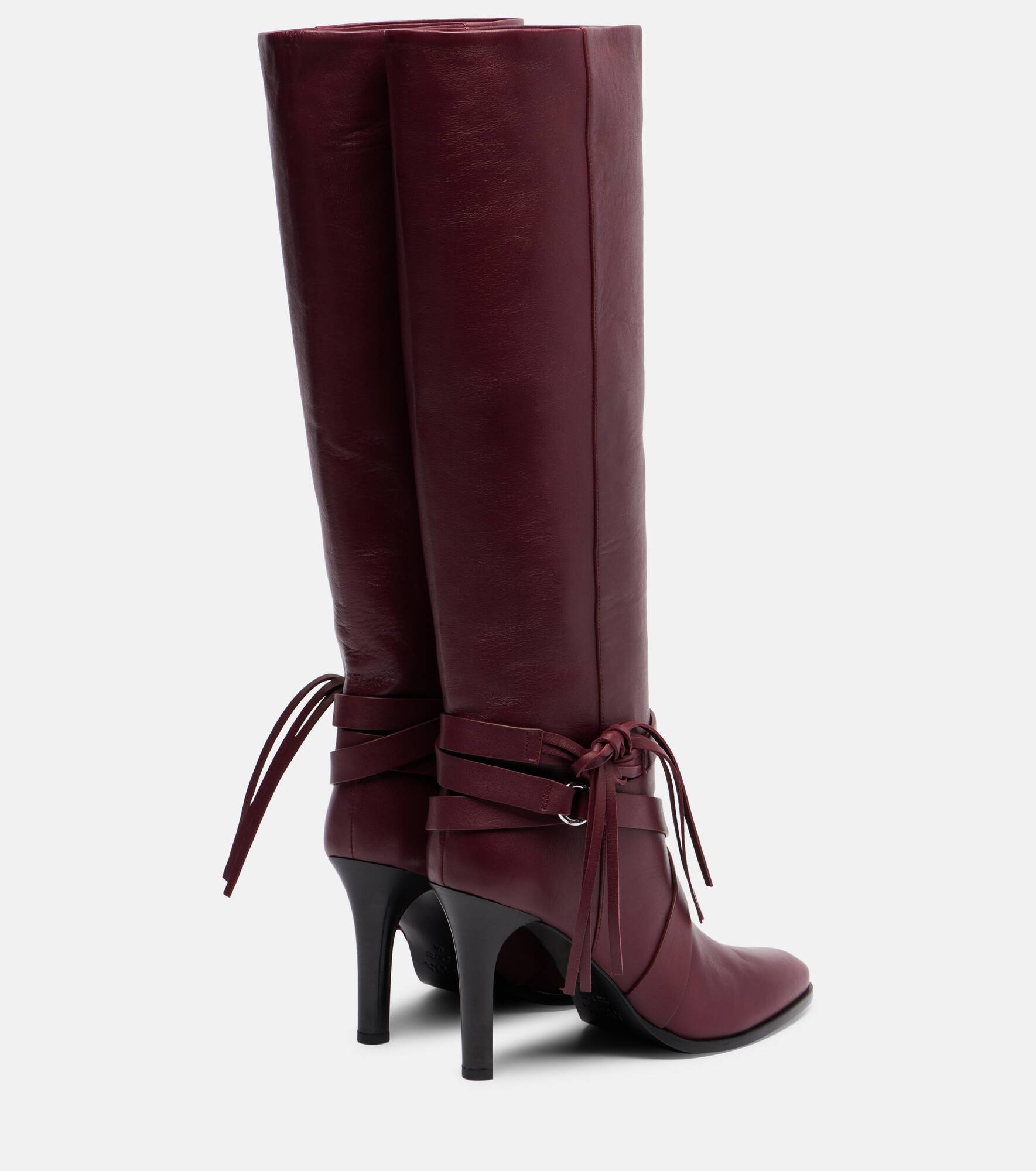 Analui 90 leather knee-high boots - 2