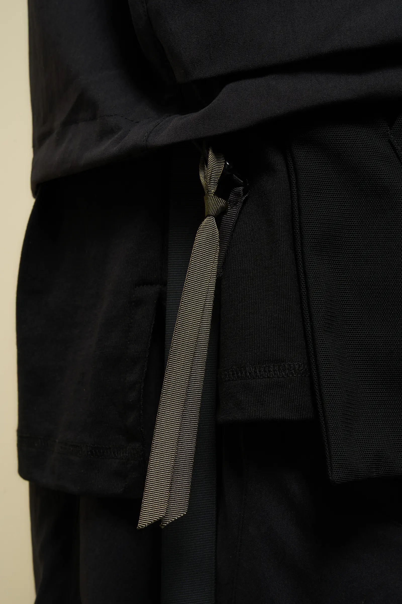 LA12-M Nylon Stretch Shirt Jacket Black - 14