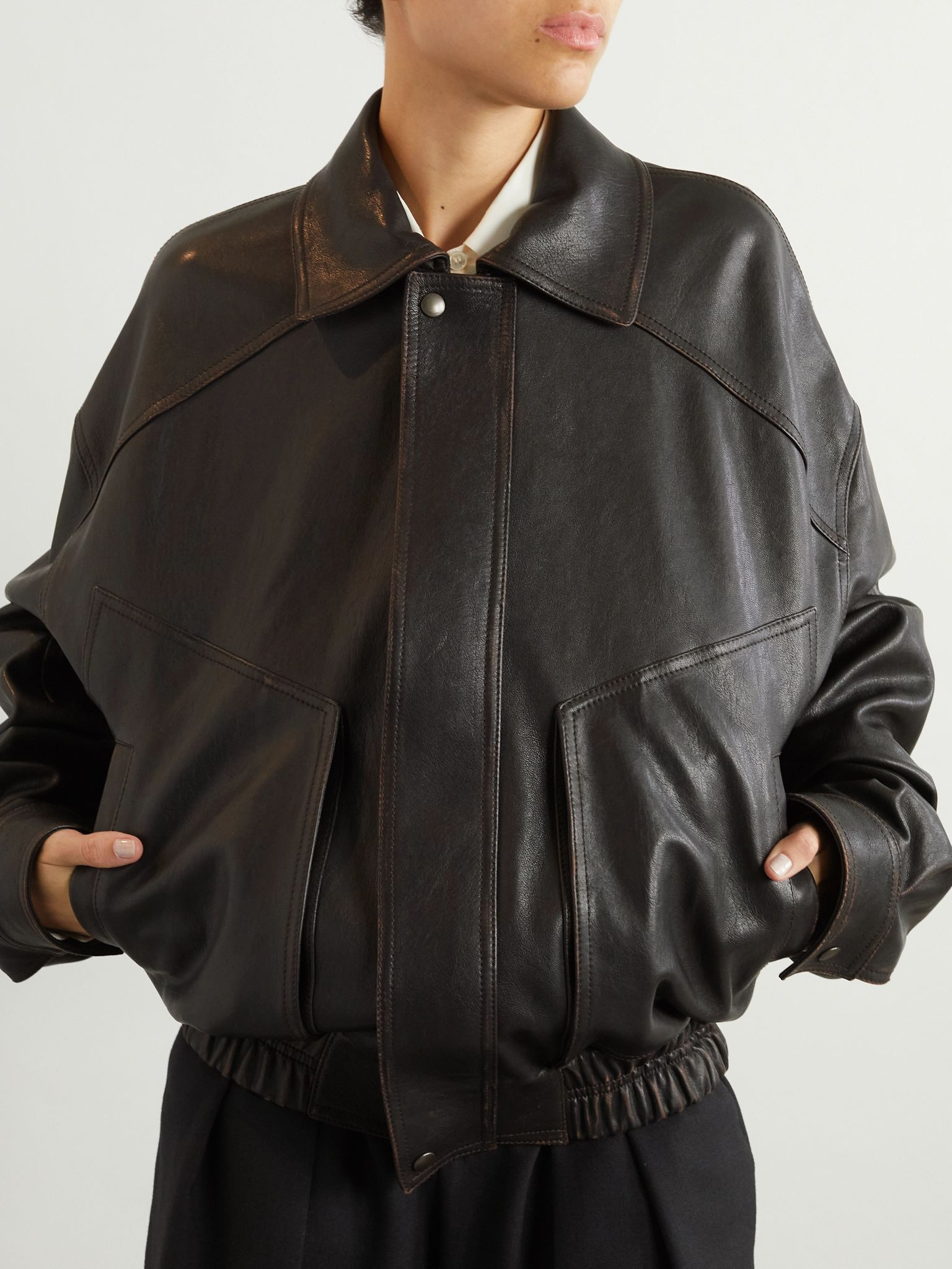 Leather jacket Black - 3