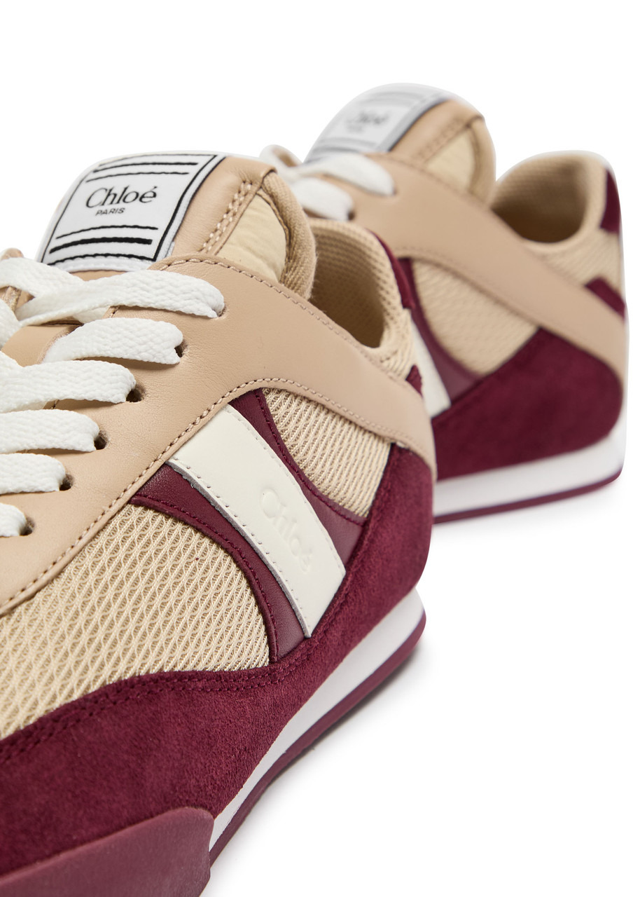 Chloe Kick Panelled Mesh Sneakers - 4
