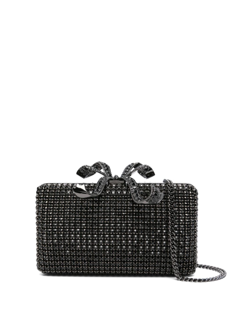 crystal box clutch bag - 1
