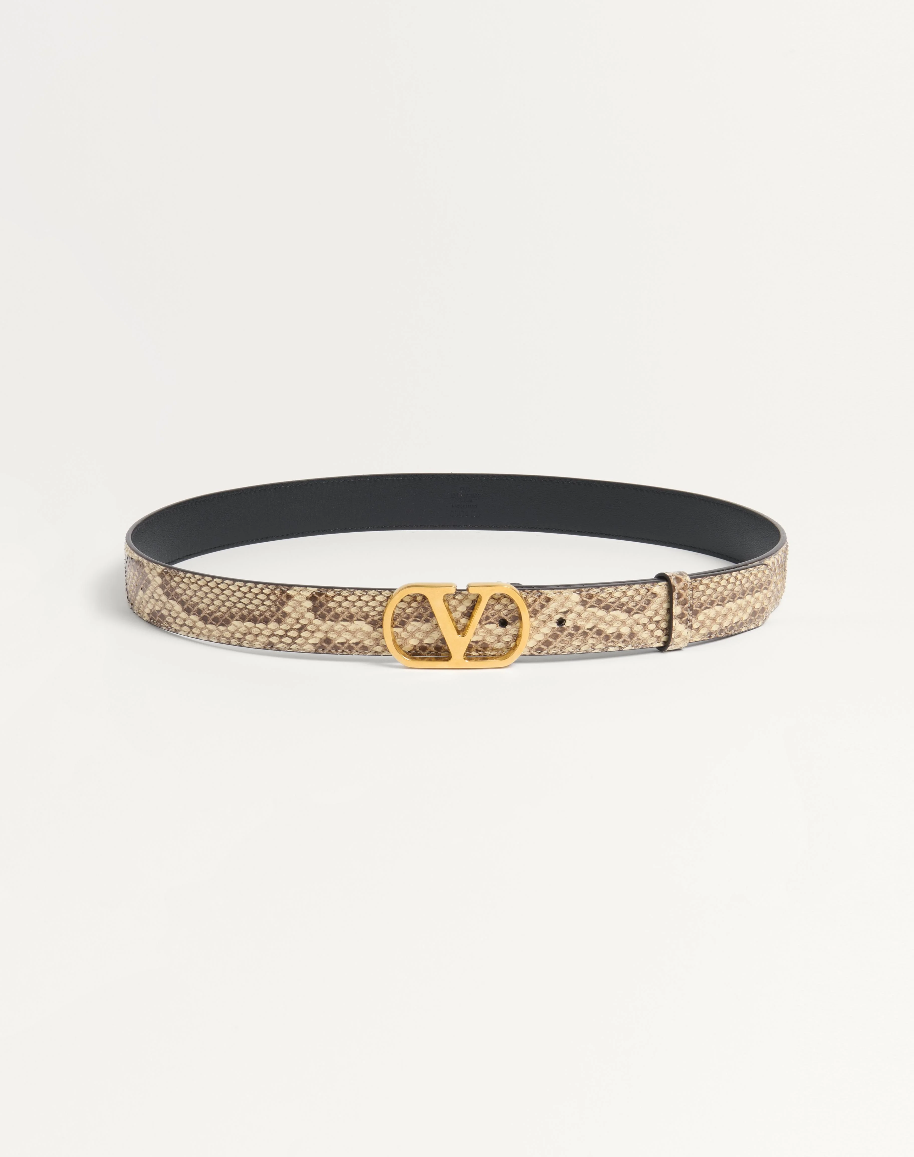VLOGO SIGNATURE PYTHON BELT 30 MM - 1