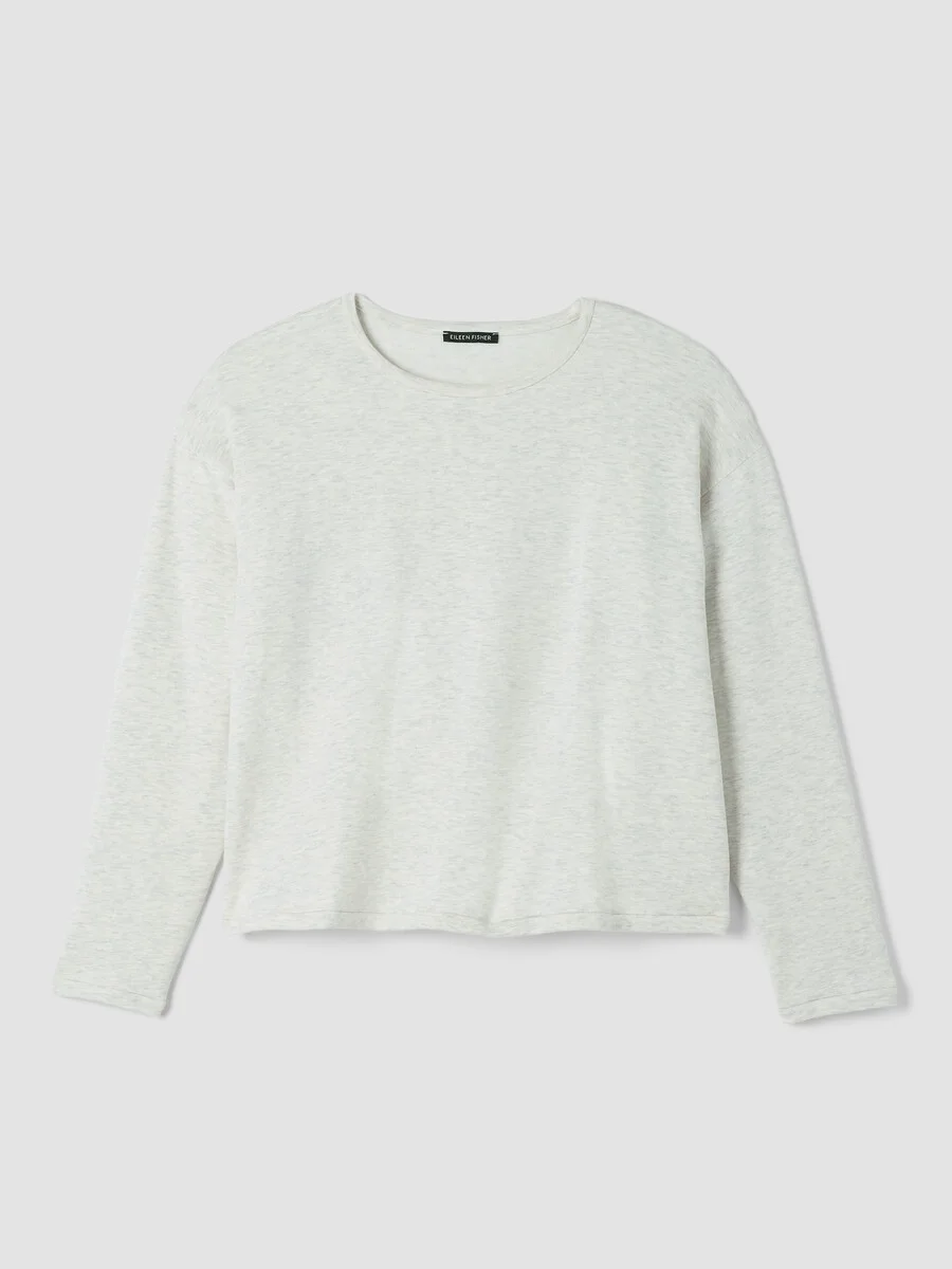 Cozy Brushed Terry Hug Round Neck Box-Top - 1