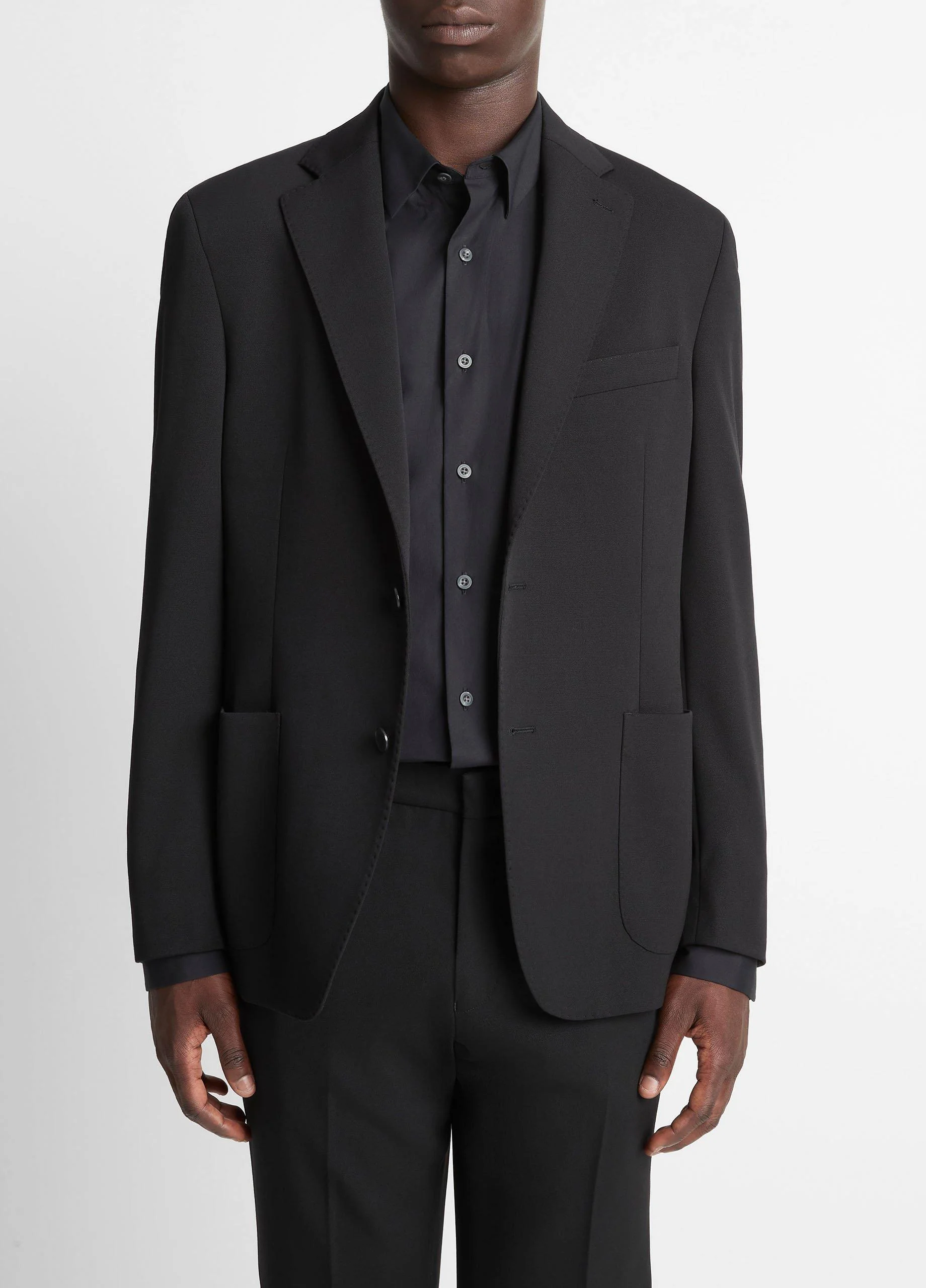 Stretch-Wool Relaxed Sport Coat - 1