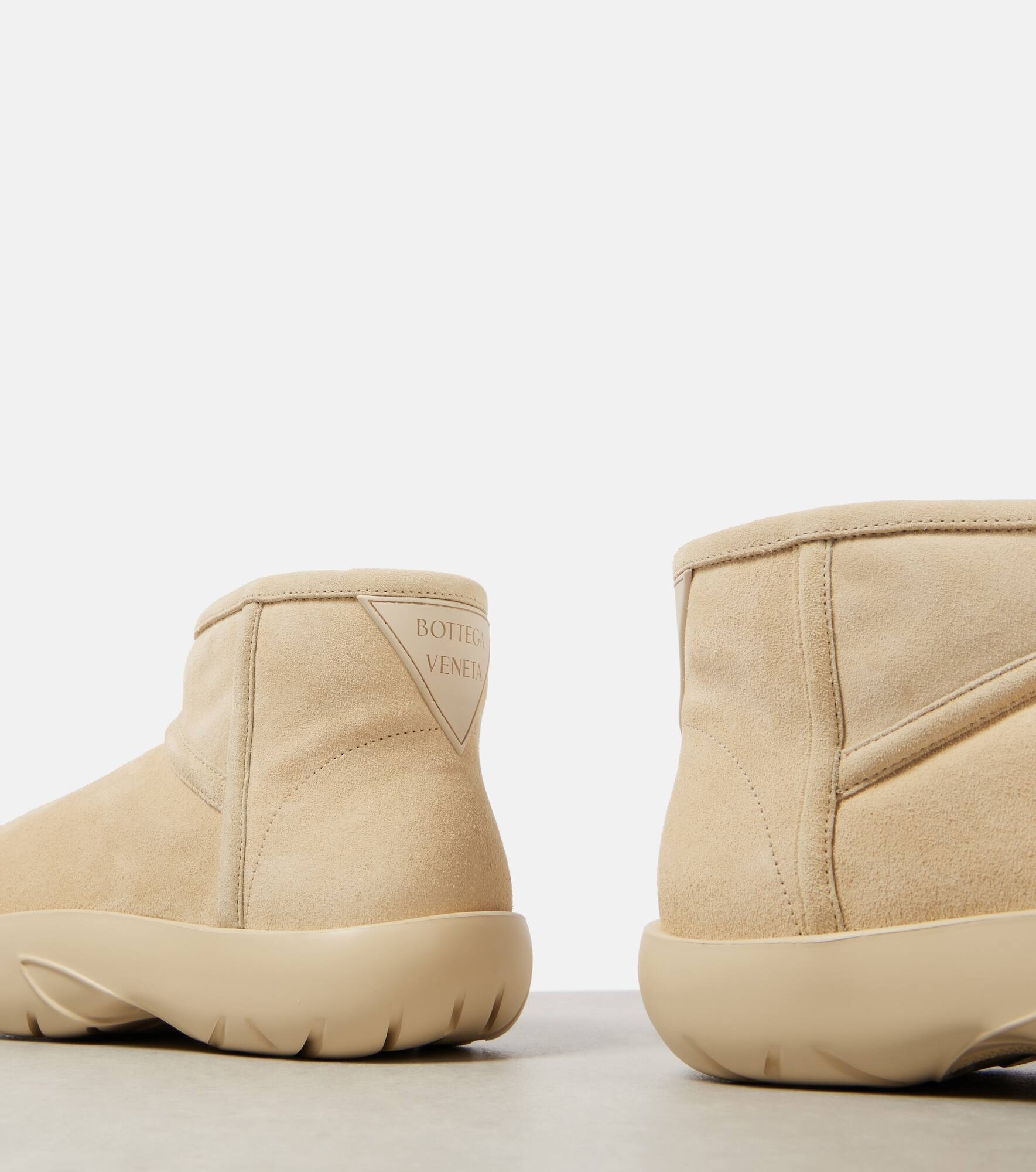 Snap Mini shearling-lined suede ankle boots - 5