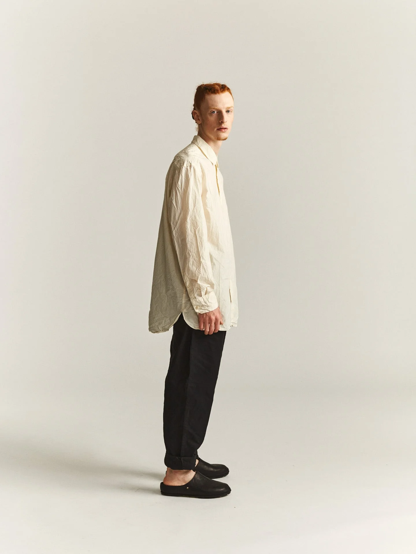 BIG RACCOURCIE SHIRT - H COT - NATURAL - 1