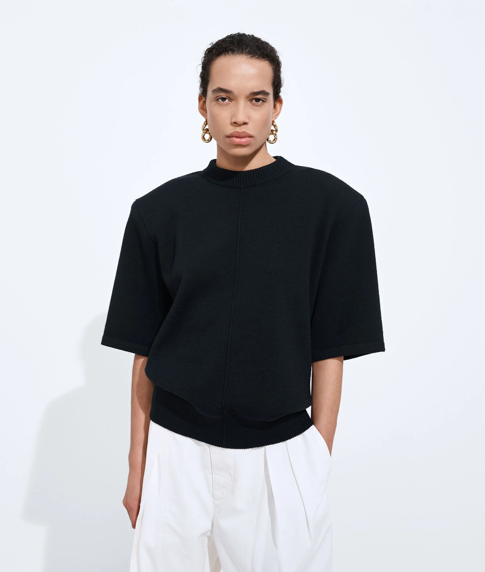 Wool Tailored Top - 1