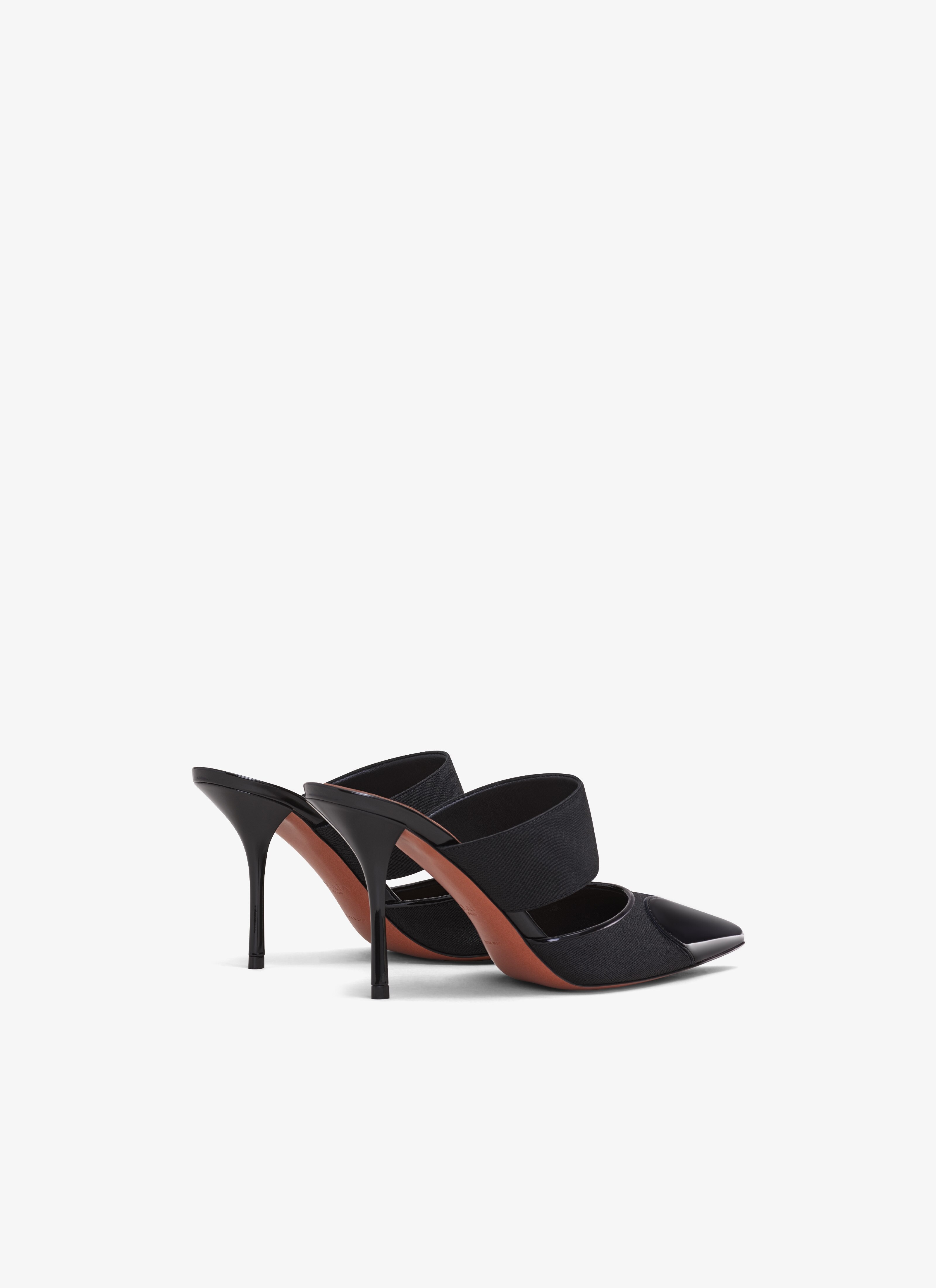 HEART MULES IN PATENT CALFSKIN - 2