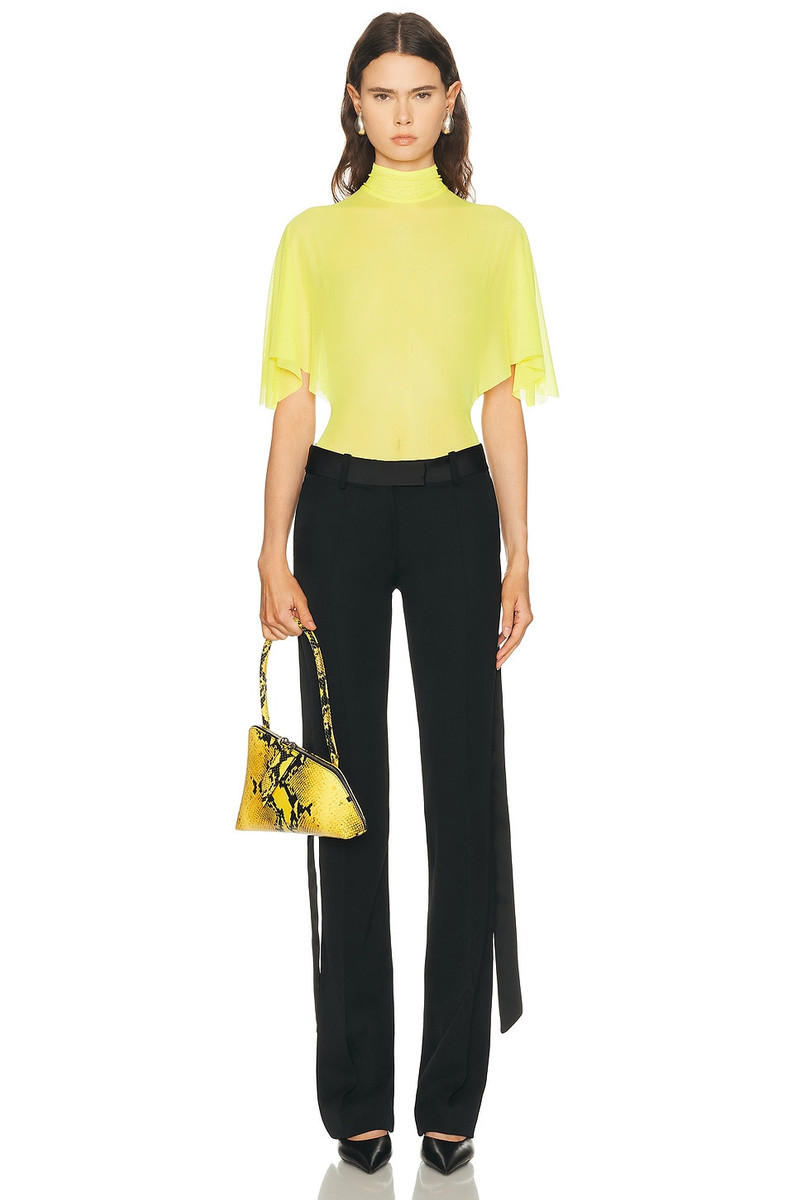 David Koma Draped Sleeve Bodysuit outlook