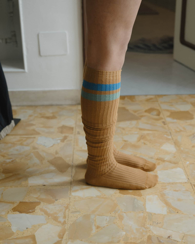 Race Overknee Socks - Organic Cotton Rib 4