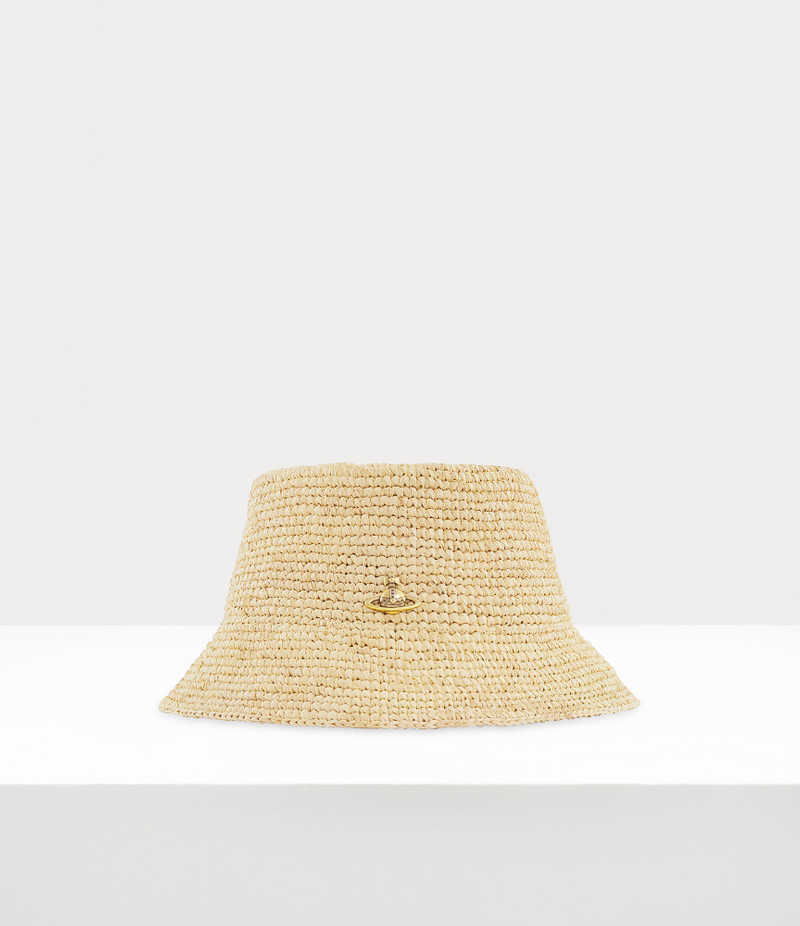 RAFFIA BUCKET HAT 1