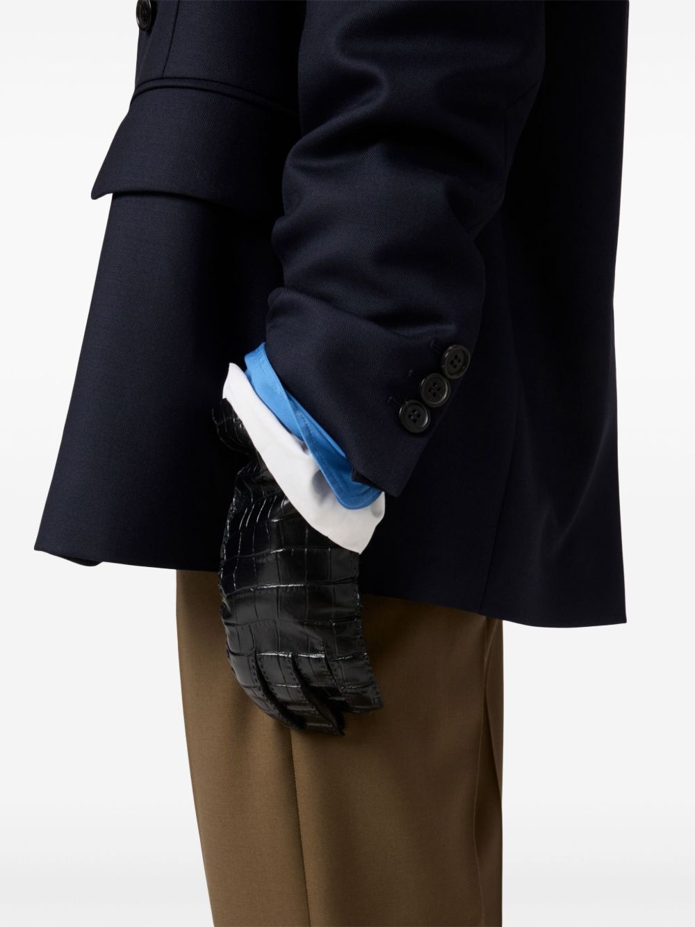 gabardine-weave bomber jacket - 6