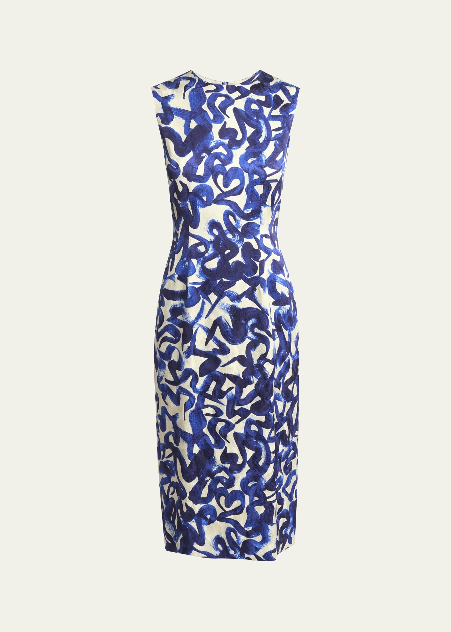 Delavina Printed Sheath Dress - 1