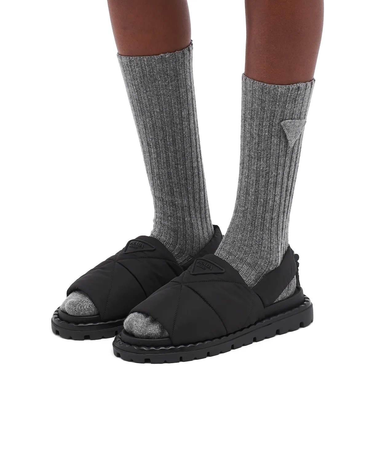 Padded nylon sandals - 3