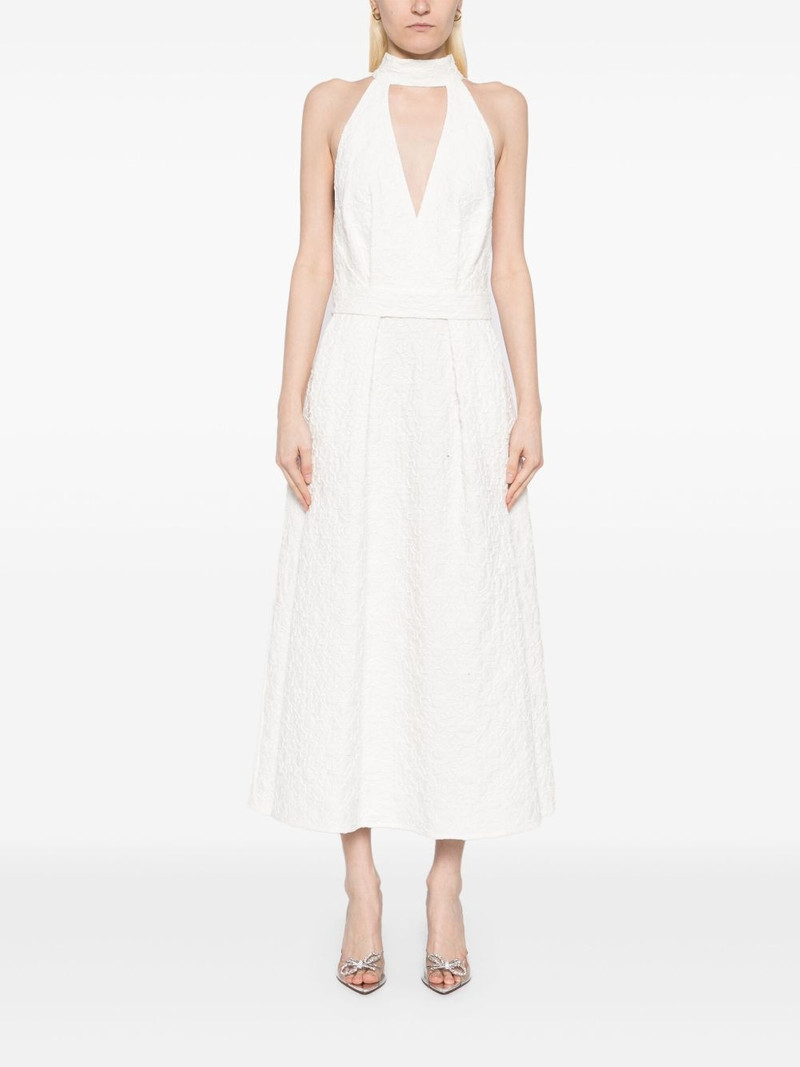 ELIE SAAB embroidered midi dress outlook