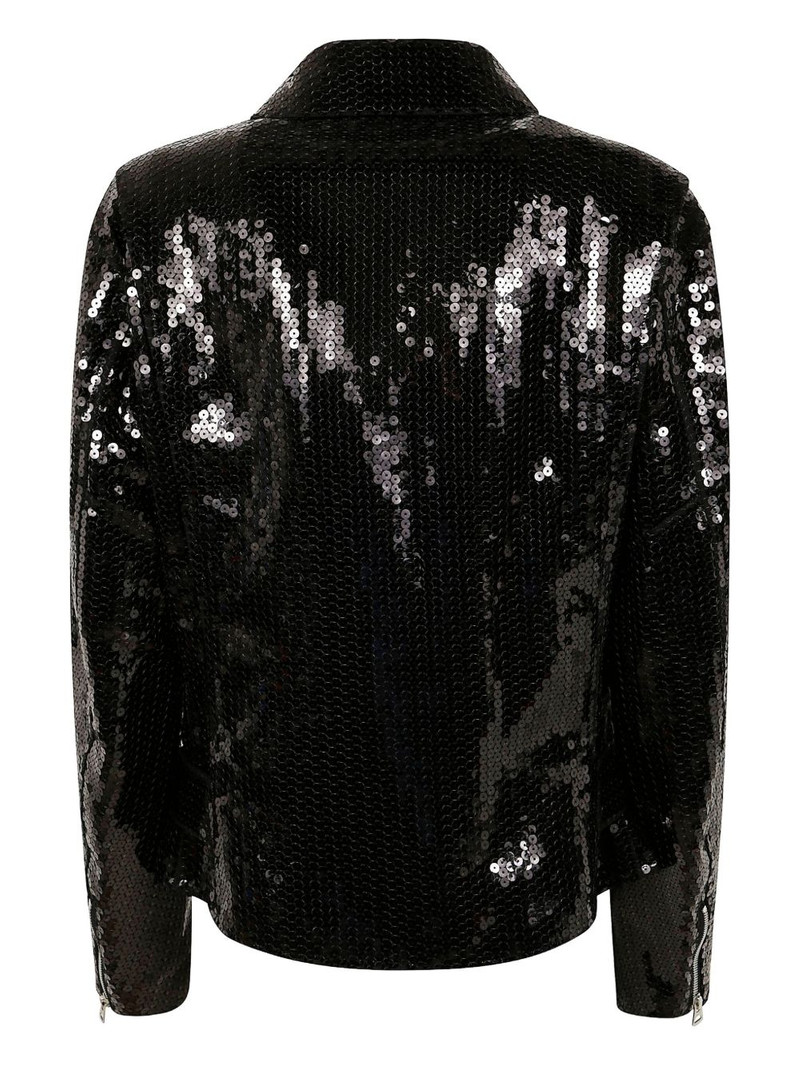 Junya Watanabe sequinned biker jacket outlook