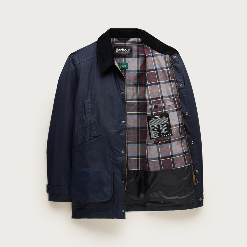 Barbour® X J.Crew Barn Jacket™ in waxed cotton 4