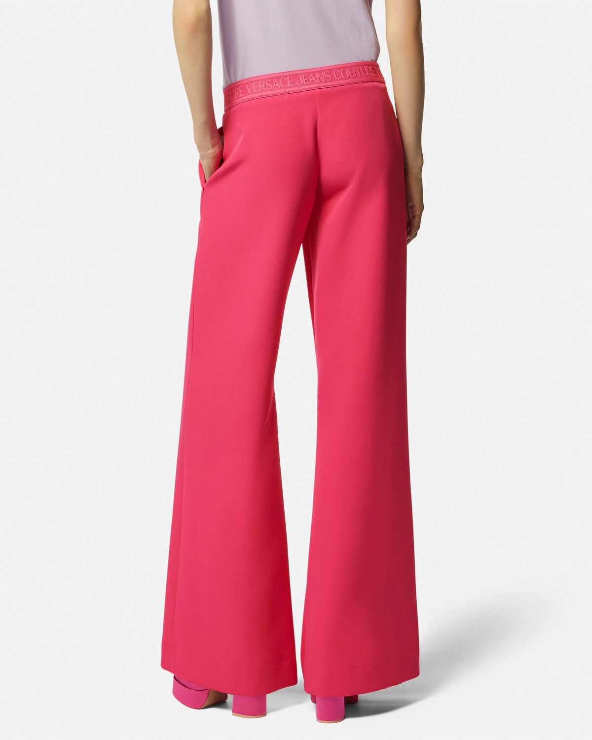 Logo Wide Leg Pants - 5