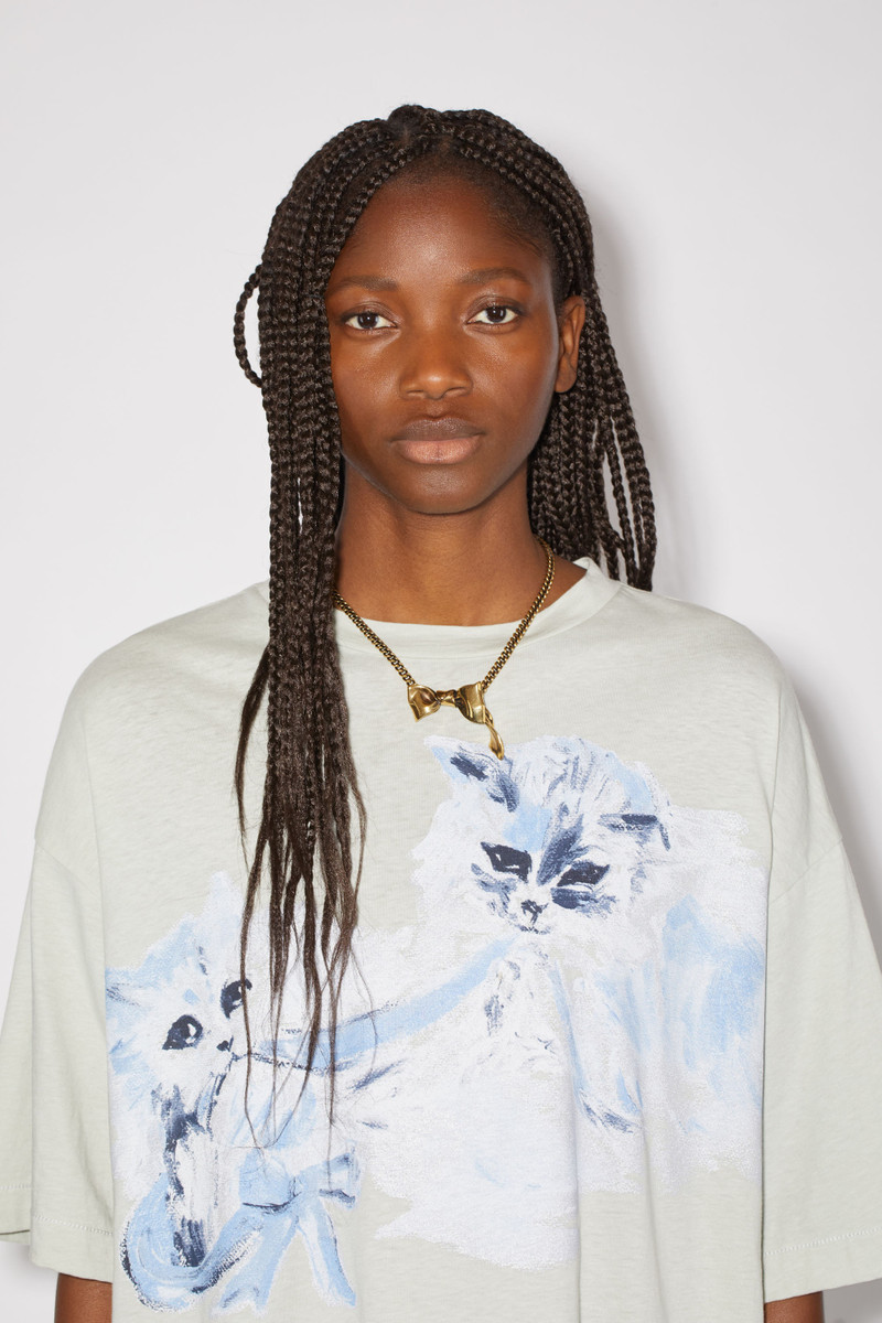 Acne Studios Bow necklace - Antique gold outlook