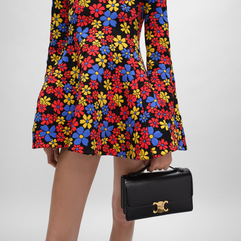 CELINE MEDIUM TRIOMPHE FOLIO IN SHINY CALFSKIN outlook