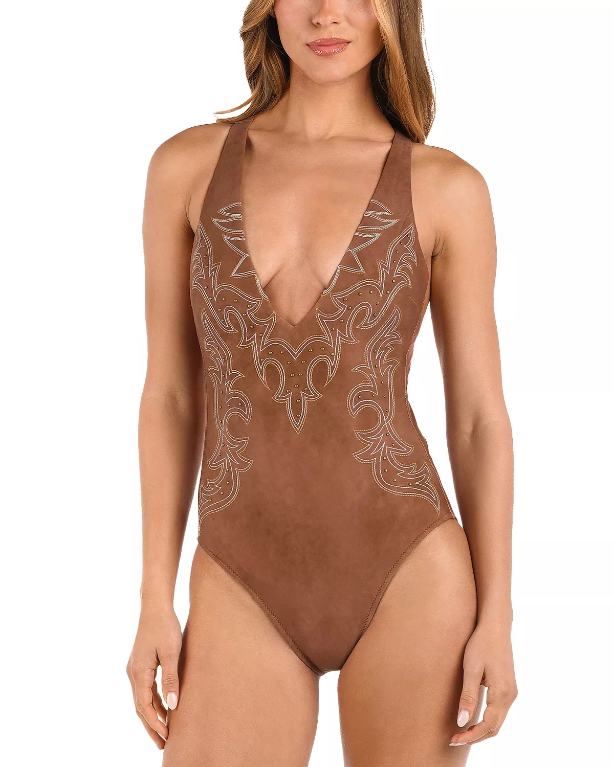 Lisa Bolero Plunge One Piece Swimsuit - 3