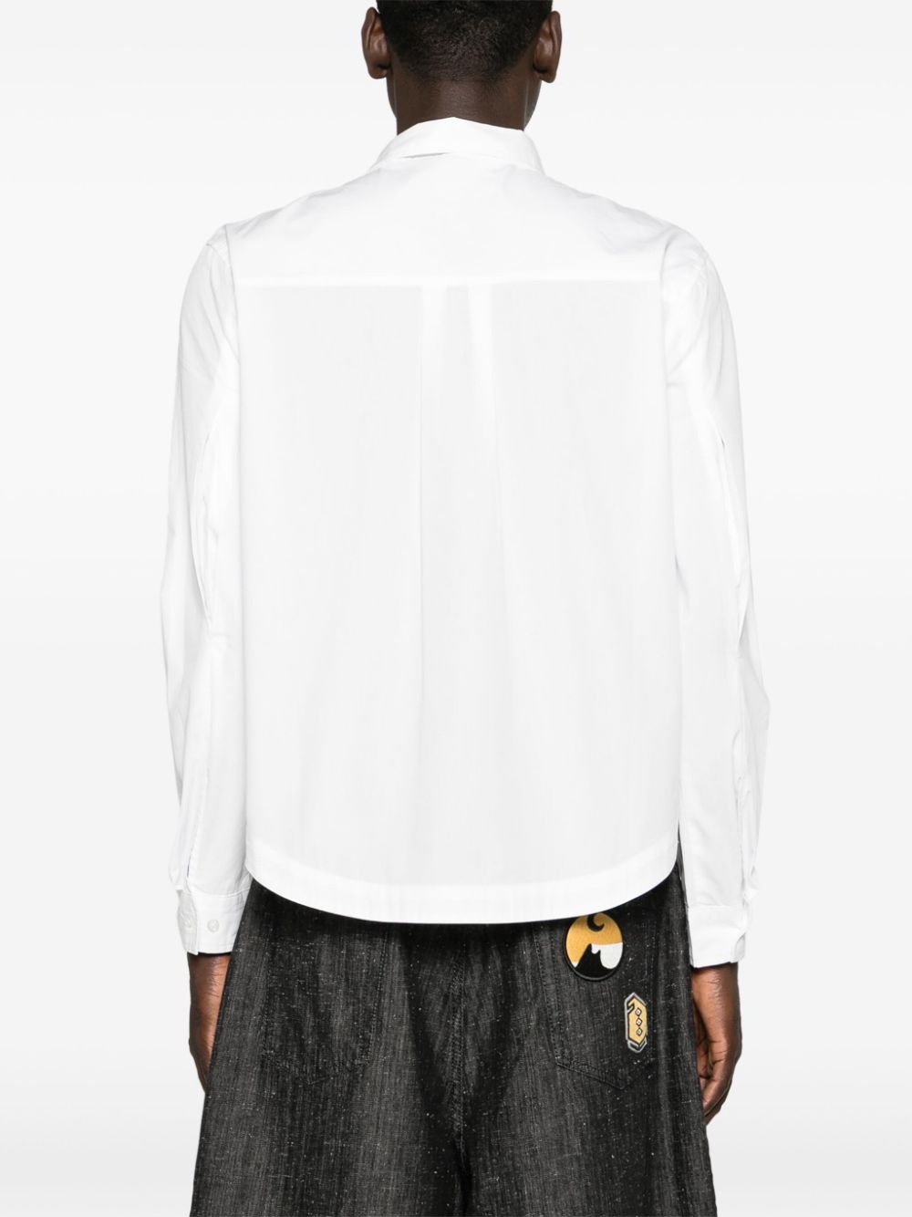 classic-collar cotton shirt - 5