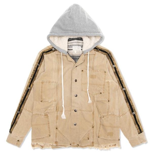 CANVAS ROYAL WORK JACKET - BROWN - 1